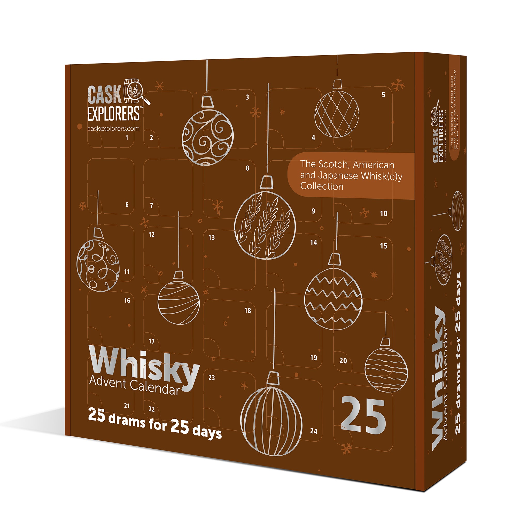 Whisky Advent Calendar Scotch/USA/Japanese Collection 25 Days 25x3