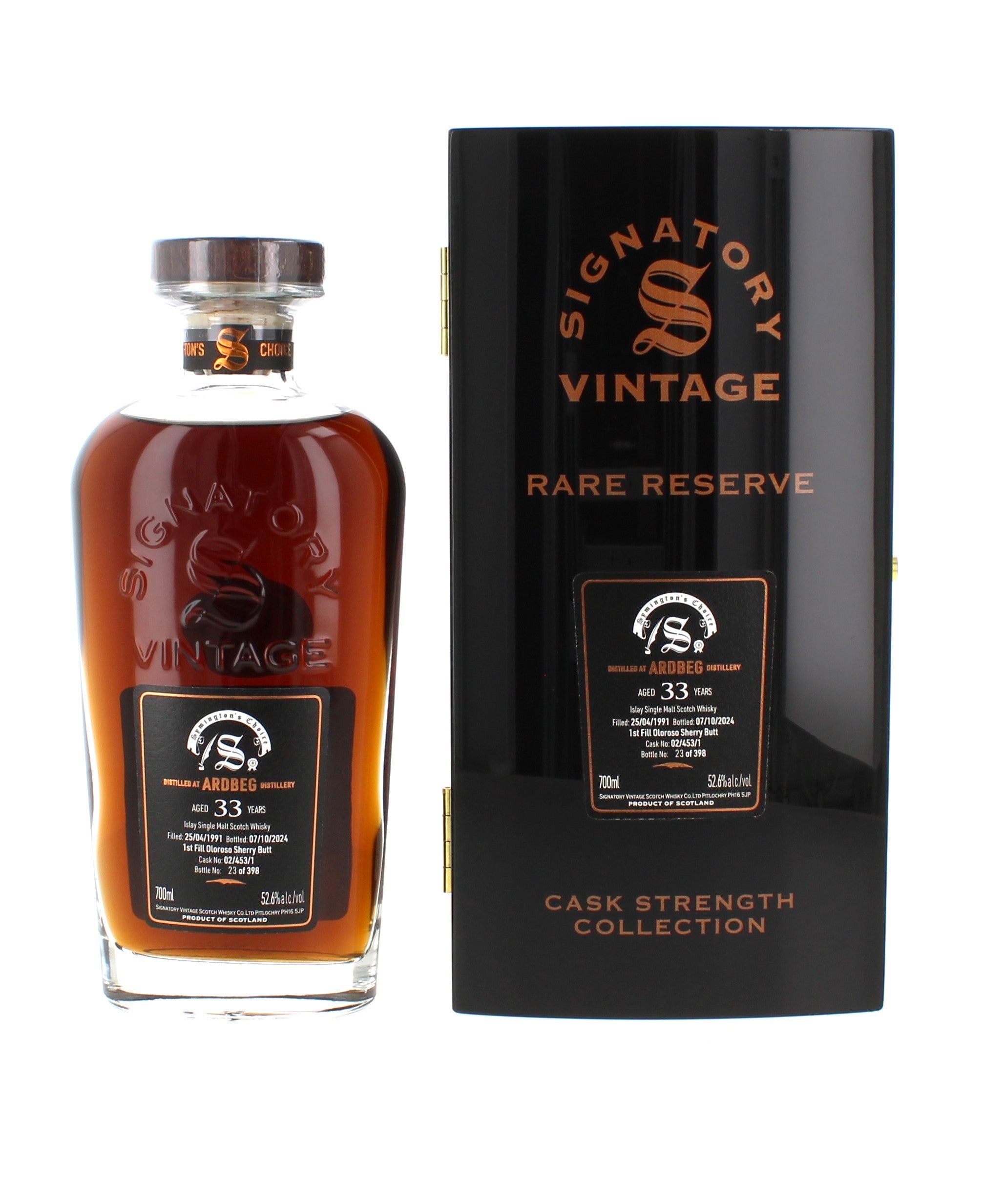 Ardbeg Aged 33 Years 1991 Rare Reserve - 70cl 52.6% – The Really