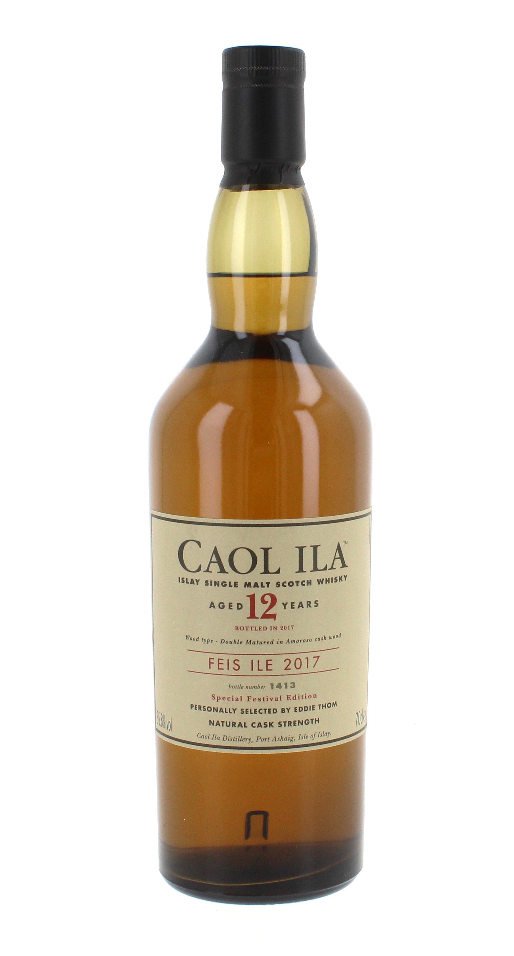 Caol Ila 12 Year Old - Fèis Ìle 2017 Whisky 70cl 55.8% – The