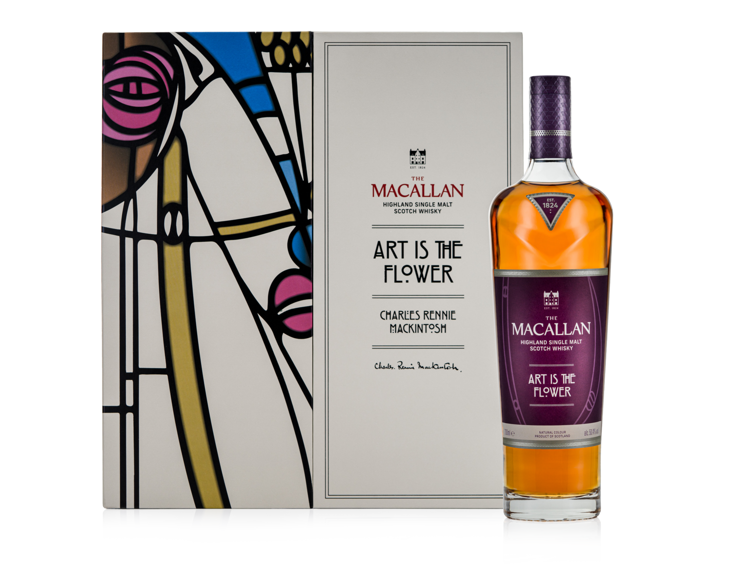 Macallan Art is the Flower Single Malt Scotch Whisky - 70cl 50.4