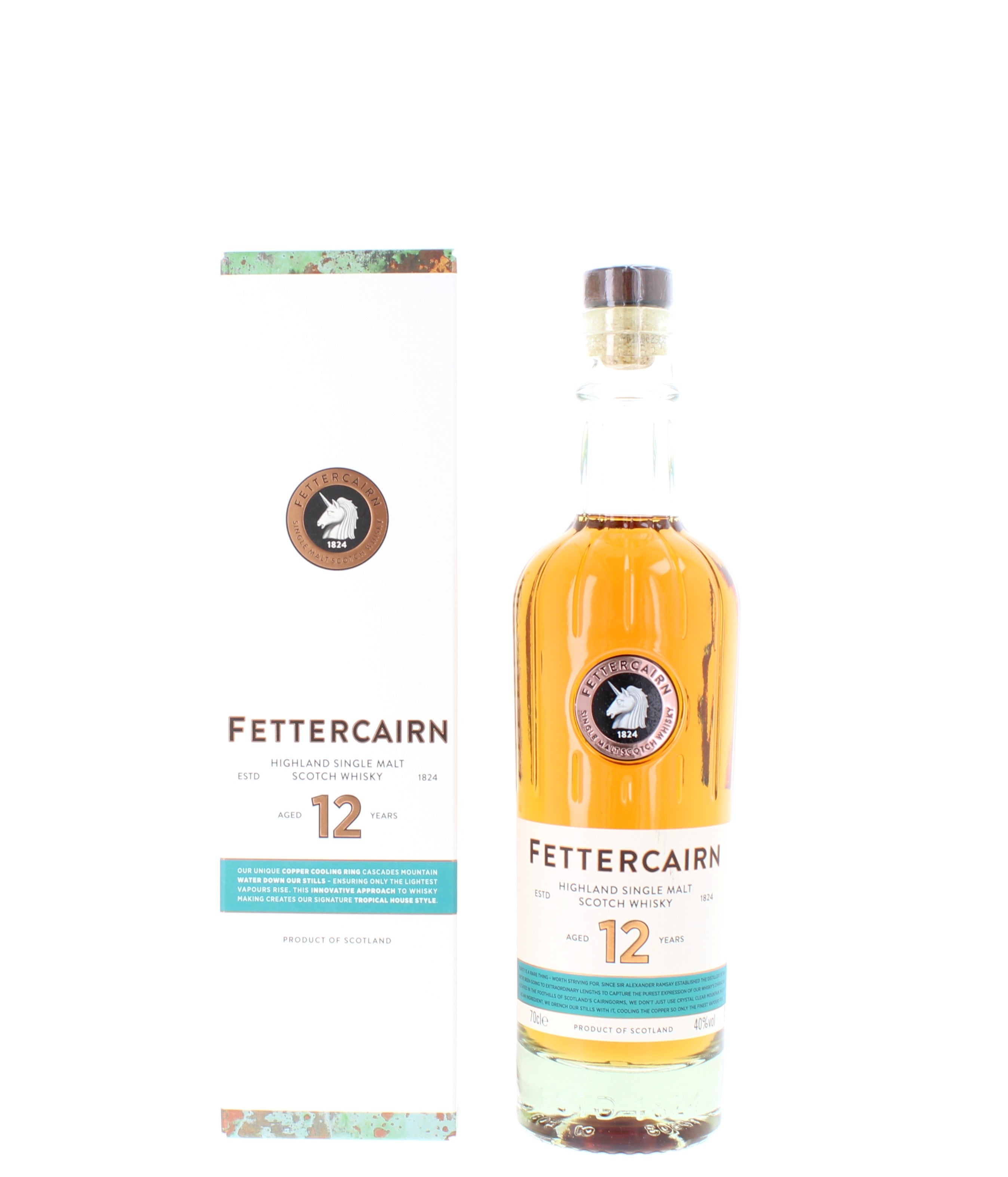 Fettercairn 12 Year Old Single Malt Scotch Whisky - 70cl 40% – The