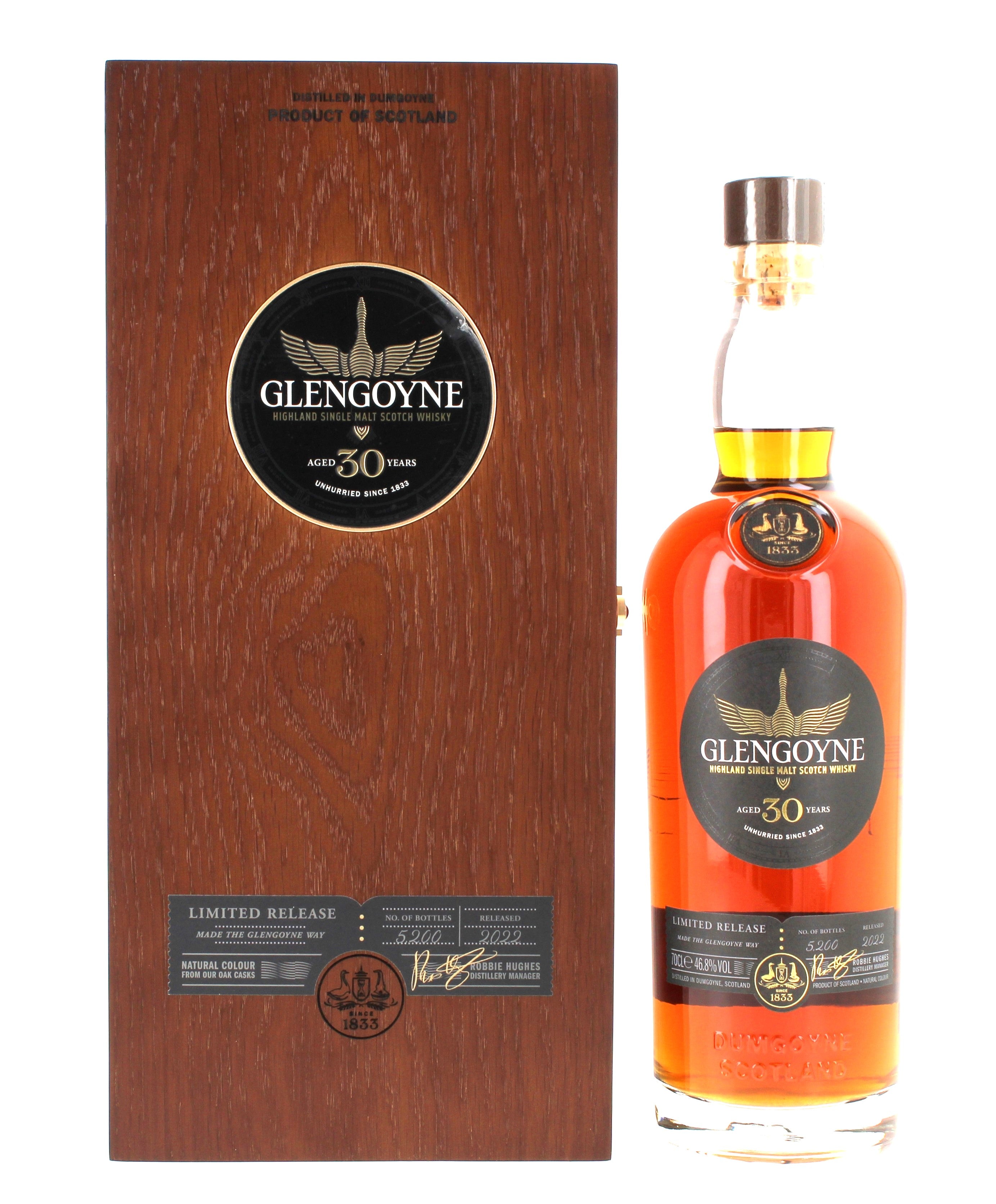 Glengoyne 30 Year Old Single Malt Scotch Whisky - 70cl 46.8