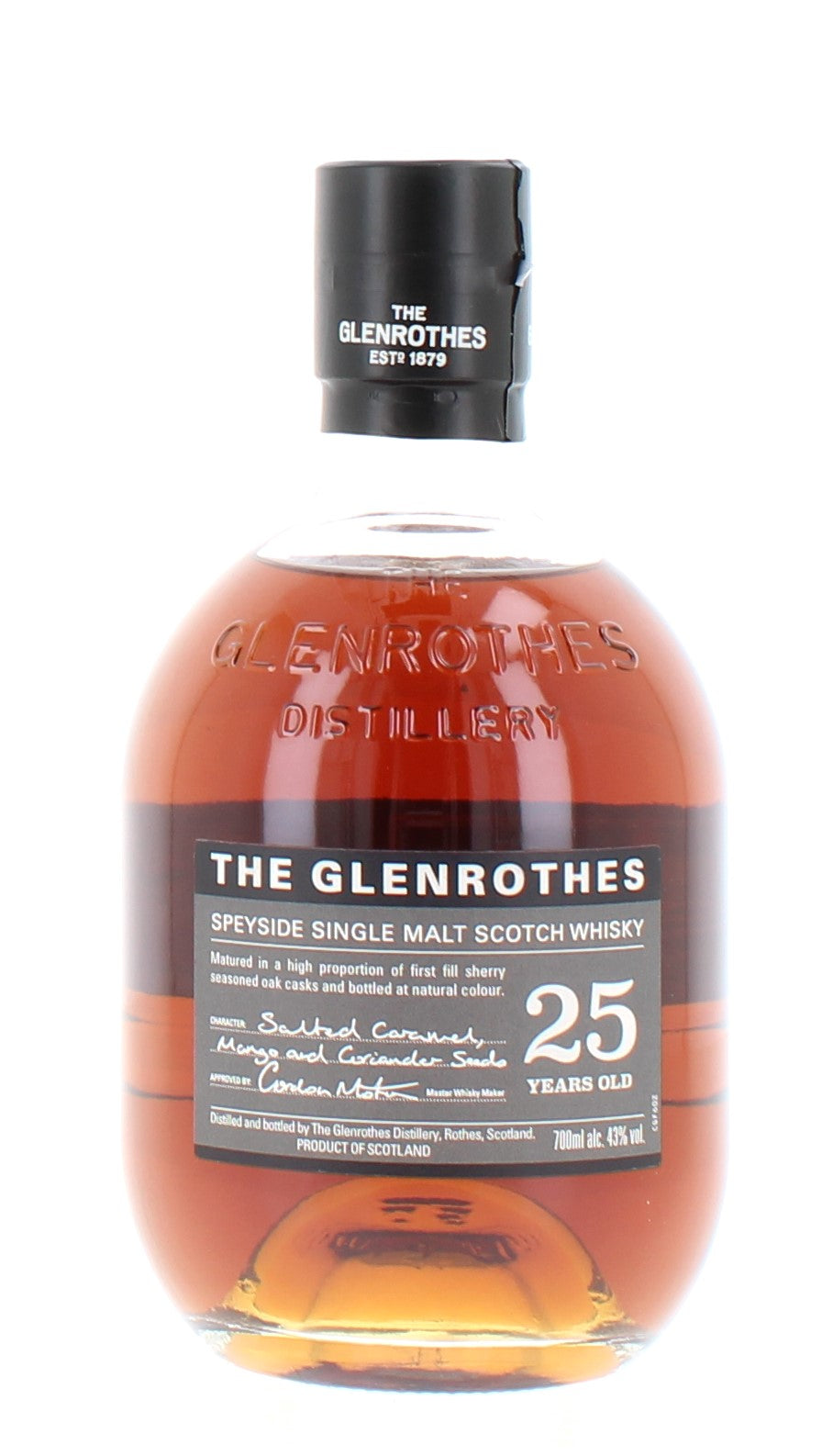 The Glenrothes 25 Year Old EST 1879 Single Malt Scotch Whisky