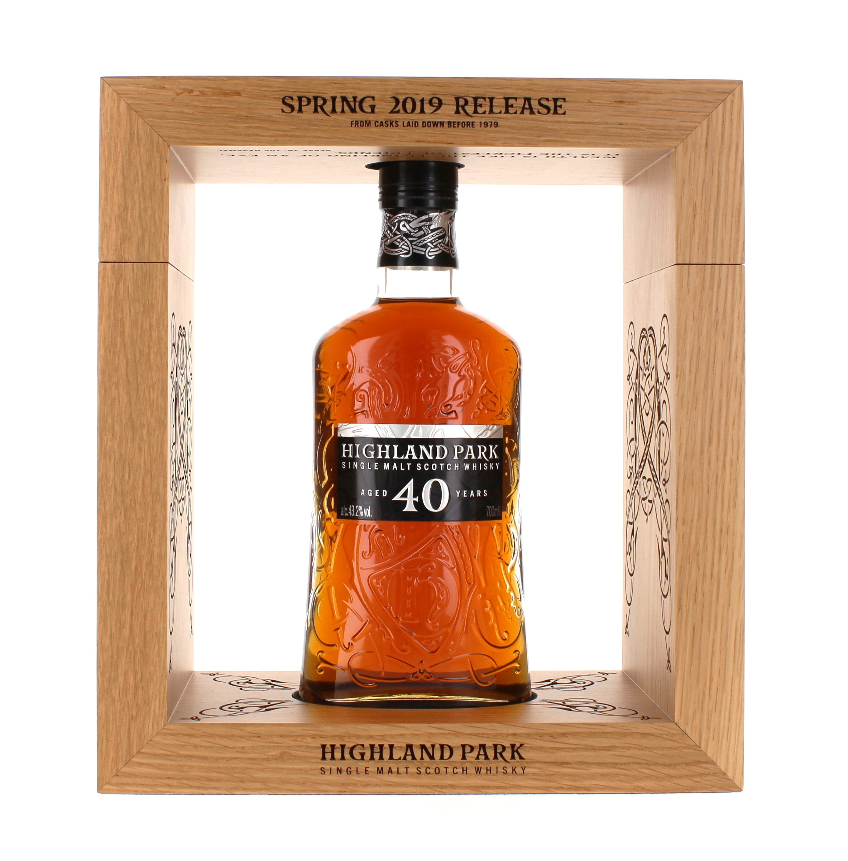 Highland Park 40 Year Old Single Malt Scotch - 70cl 43.2% – The