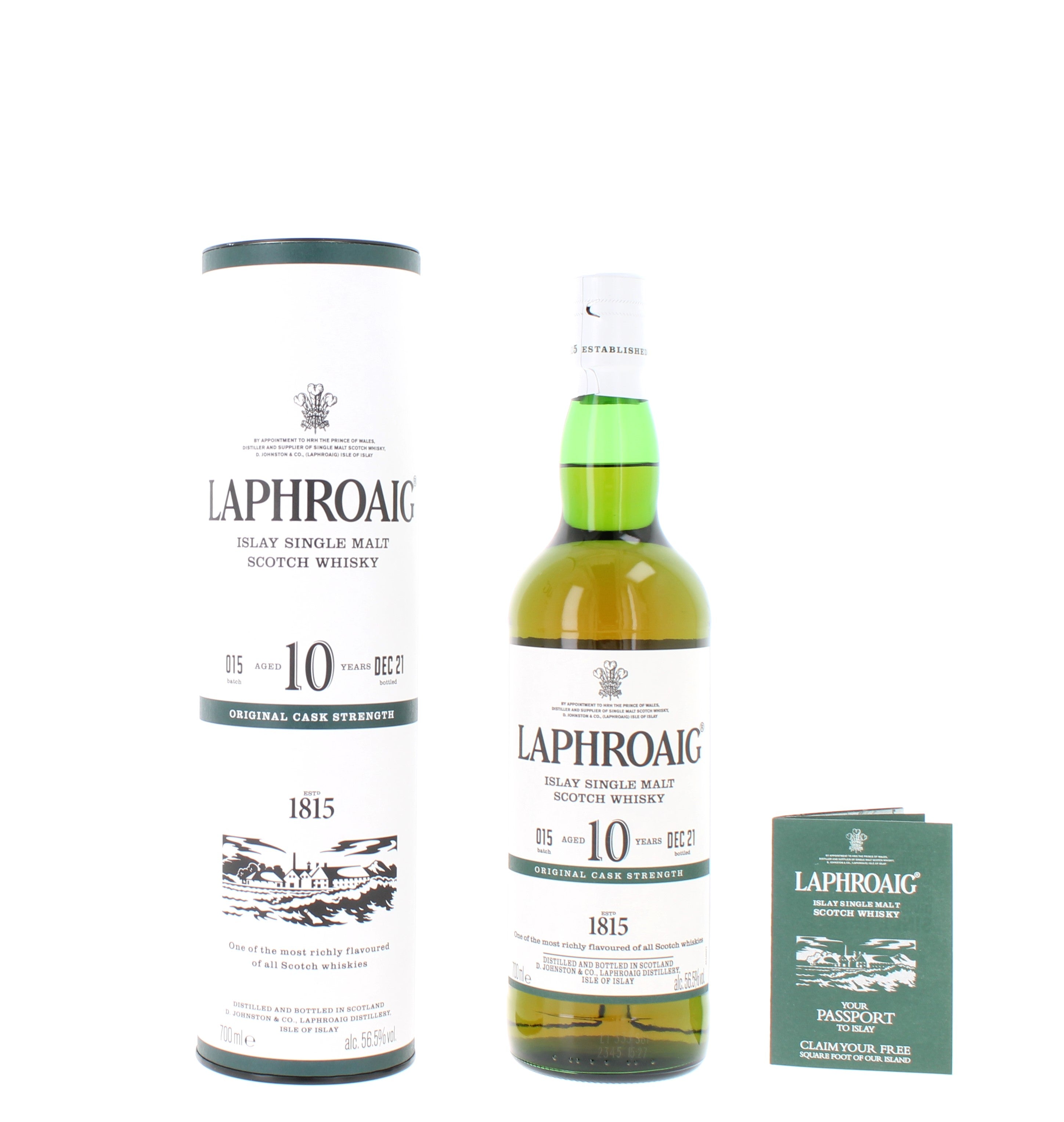 Laphroaig 10 Year Old Cask Strength Batch 15 Single Malt Scotch