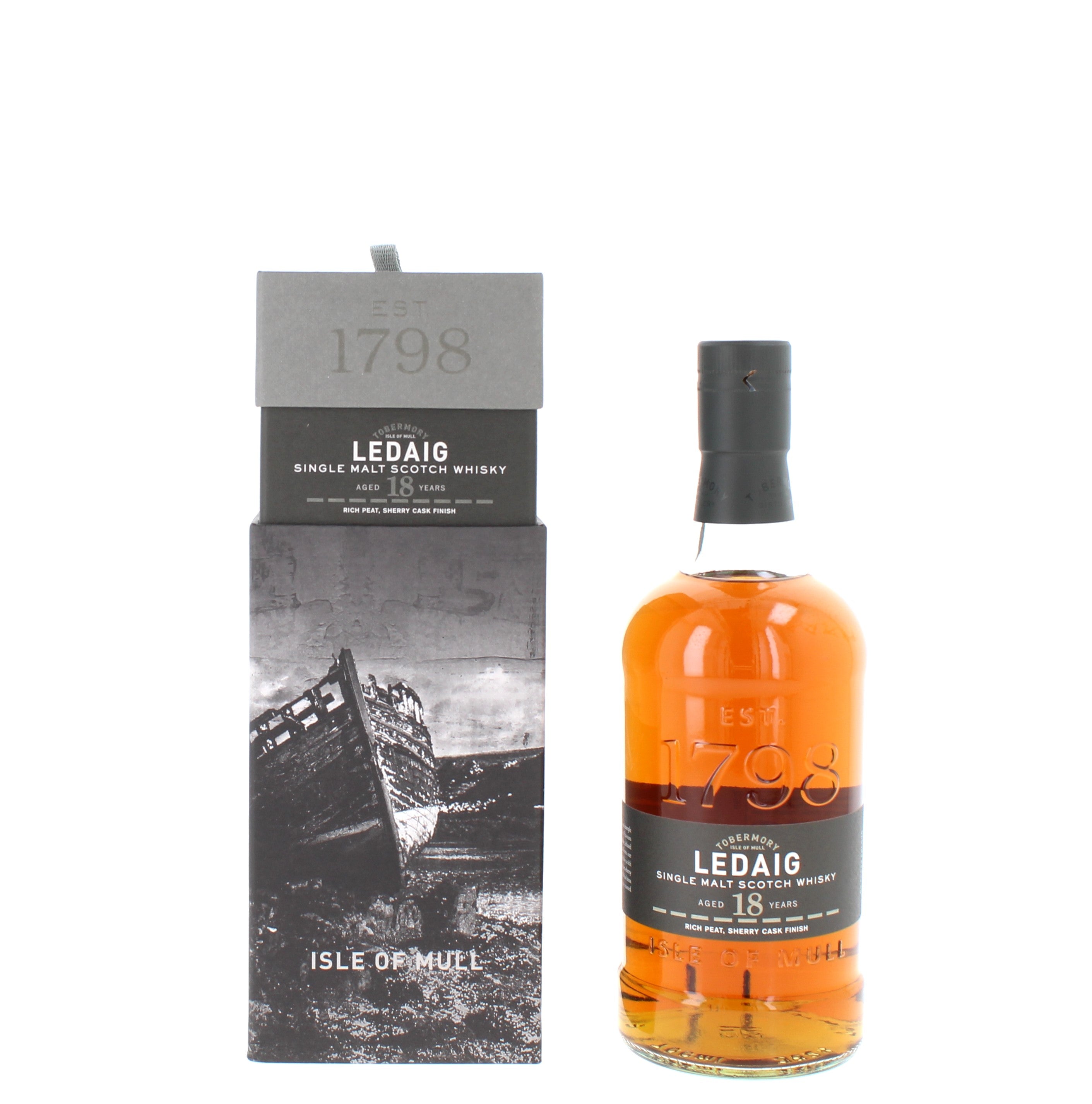 Ledaig 18 Year Old Single Malt- 70cl 46.3% – The Really Good
