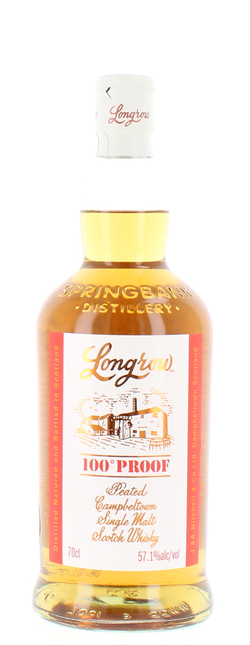 Longrow 100 PROOF シングルモルトウイスキー 700ml Longrow 100 Proof Cambeltown Single Malt - 70cl 57.1% – The