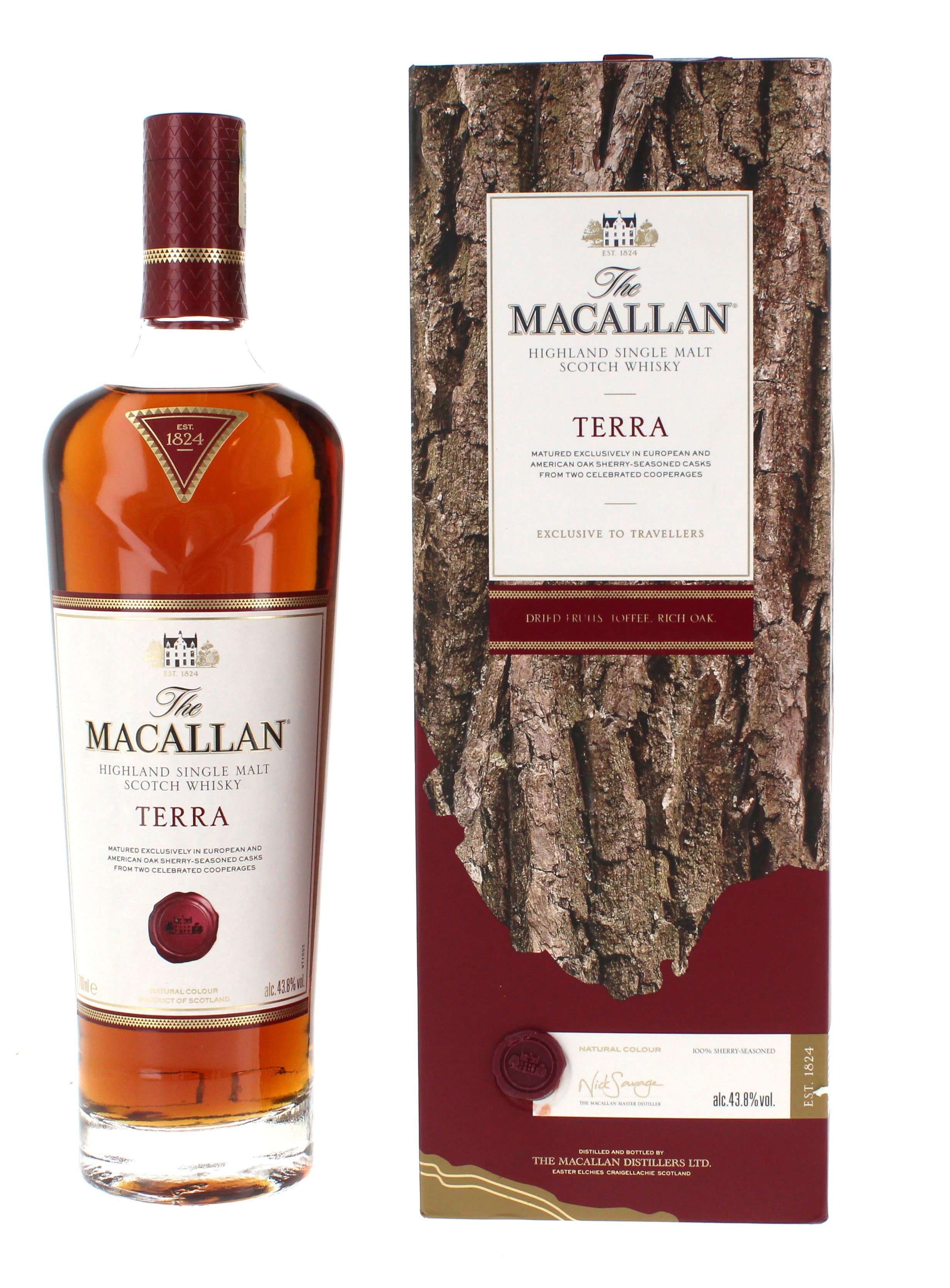 The Macallan Terra 43.8% ウイスキー The Macallan Terra Single Malt Whisky 70cl 43.8% – The