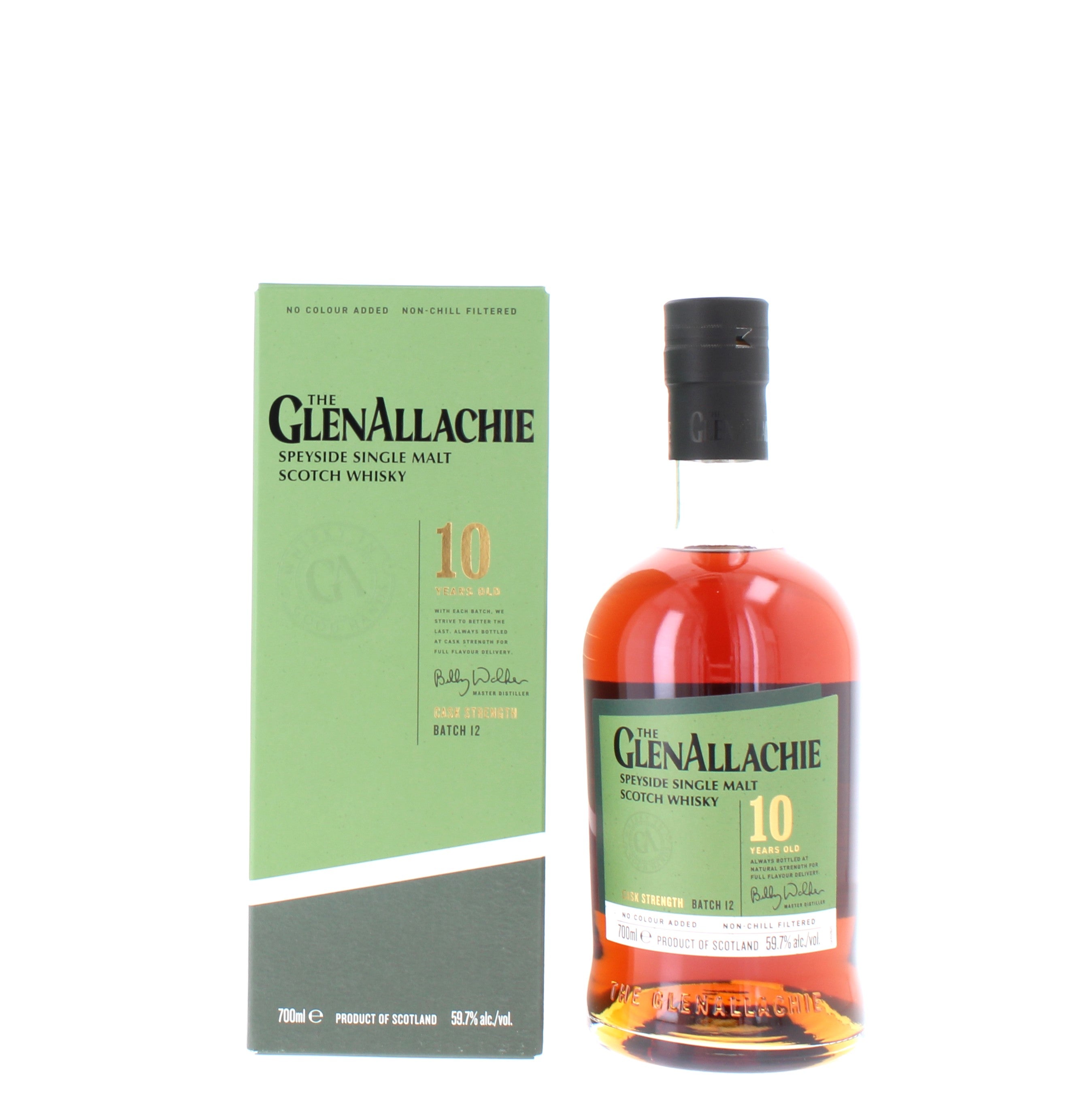 The GlenAllachie 10 Year Old Cask Strength Batch 12 Single Malt