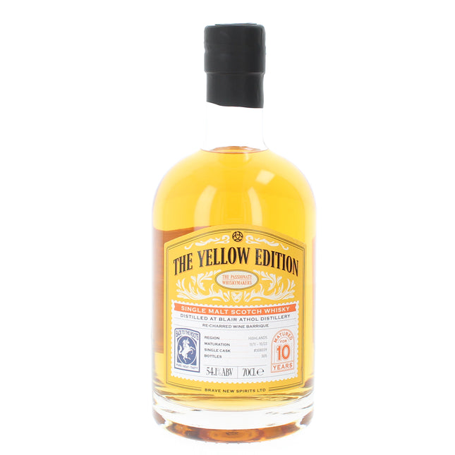 Blair Athol 10 Year Old 2011 Yellow Edition Single Malt Scotch Whisky - 70cl 54.1%