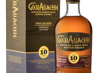 GlenAllachie 10 Year Old Chinquapin Oak Cask Finish Single Malt Scotch Whisky - 70cl 48%