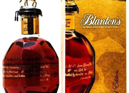 Blantons Gold Edition Single Barrel Bourbon Whiskey - 70cl 51.5% - The Really Good Whisky Company