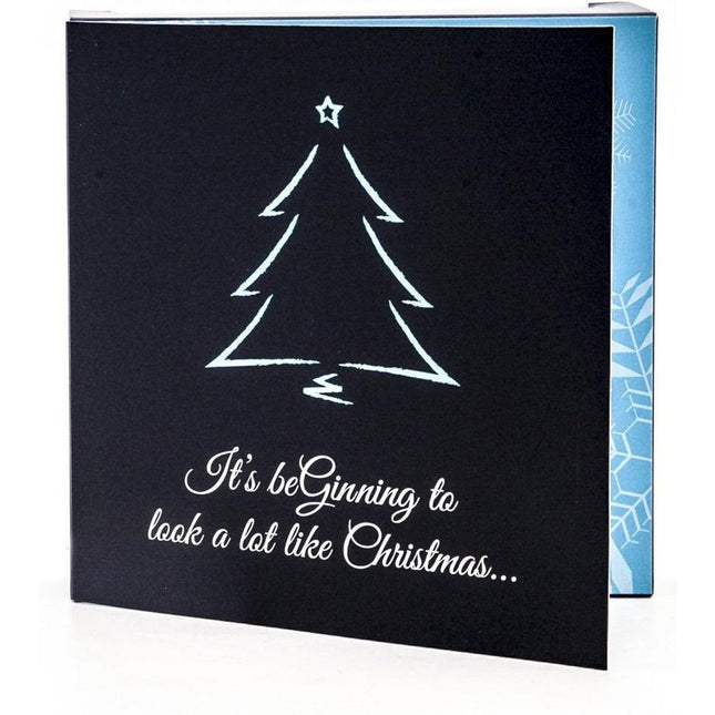 Gin Christmas Card with Gin Inside! Great Gin Gift!