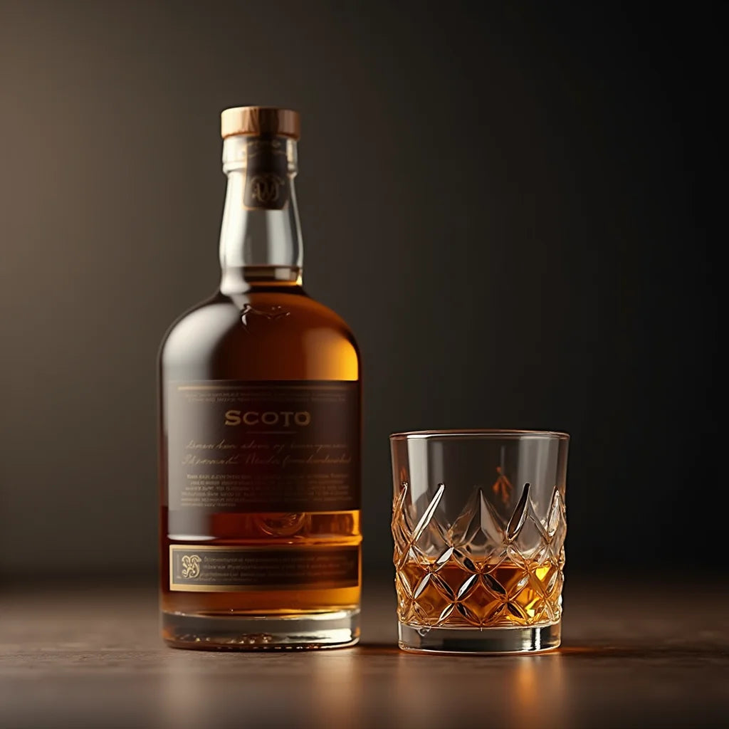 Blended Scotch Gift Set With Glencairn Glass - Blended Scotch Gift Set with a Classic Whisky Glass