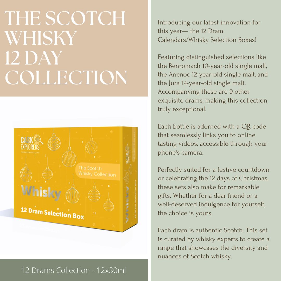 Scotch Whisky Advent Calendar 12 Day Selection Box 12x3cl 40.5%