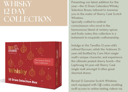 Scotch Whisky Advent Calendar - Sherry Cask Collection - 12 Day - 12xcl 45.15%