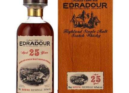Edradour 25 Year Old Single Malt Scotch Whisky - 70cl 54.6%