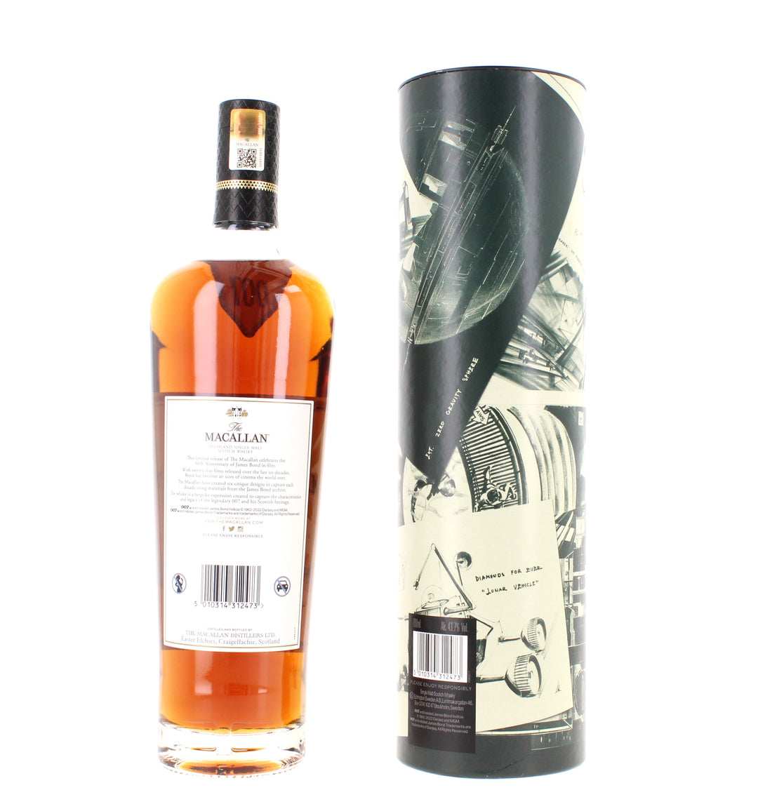 Macallan James Bond 60th Anniversary Decade 1-6 with Sky Fall Print (6 x 70cl) 43.7%