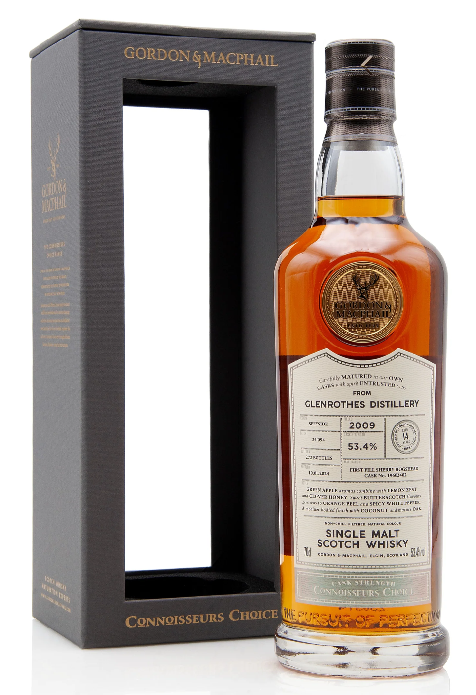Glenrothes 14 Year Old 2009 (cask 19602402) (Gordon & MacPhail) Single Malt - 70cl 53.4%