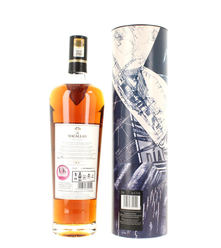 Macallan James Bond 60th Anniversary Decade 1-6 with Sky Fall Print (6 x 70cl) 43.7%