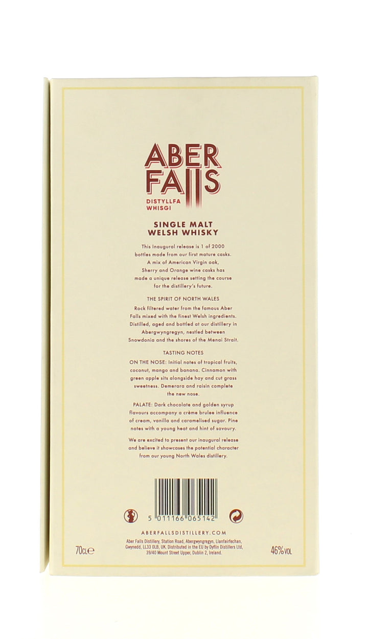 Aber Falls Inaugural Release Single Malt - 70cl  46%