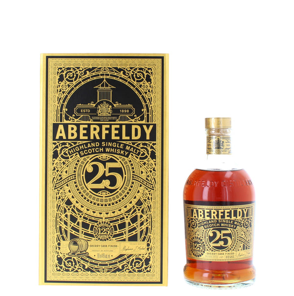 Aberfeldy 25 Year Old 125th Anniversary Highland Single Malt - 70cl 46%