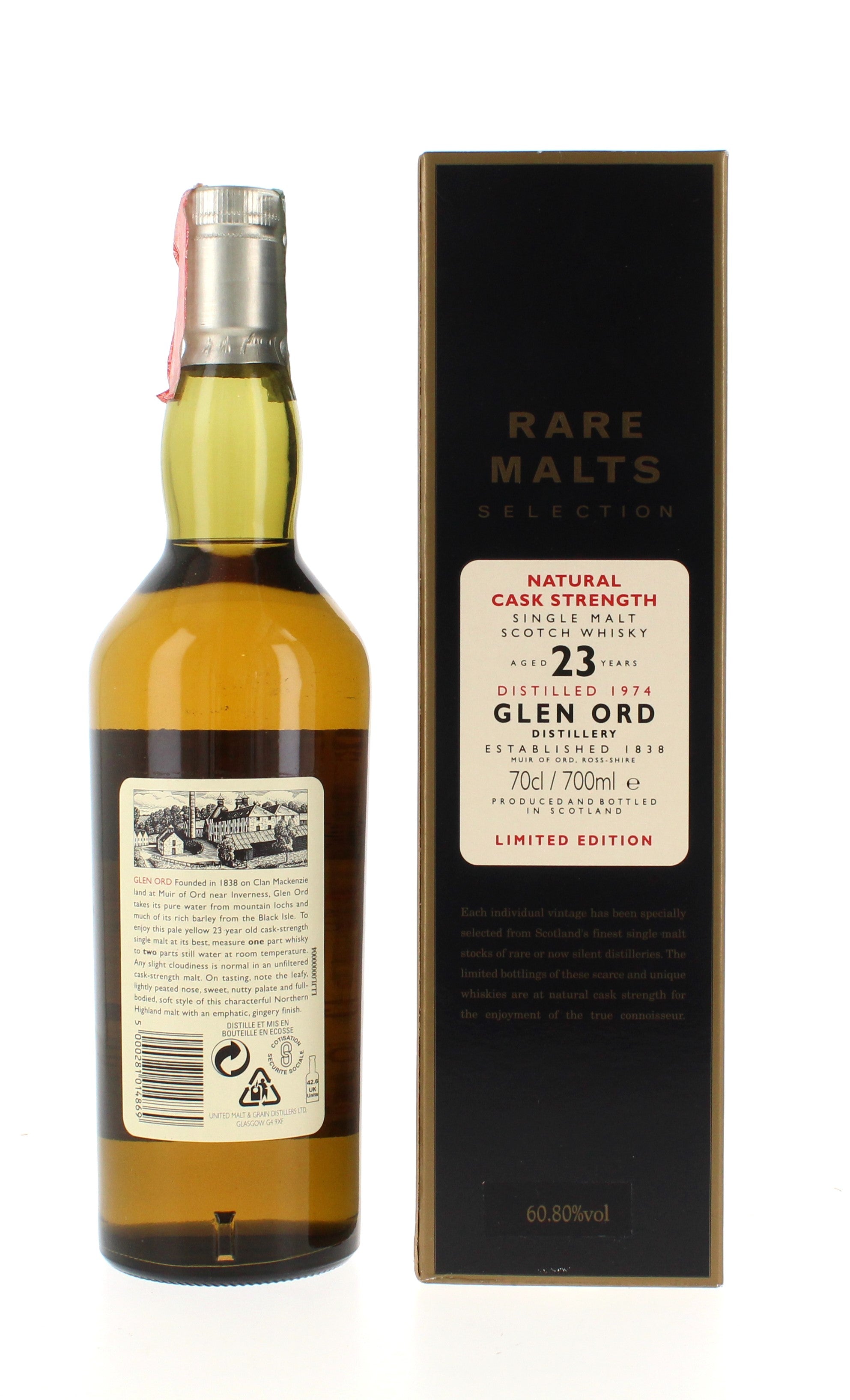 Glen Ord 23 Year Old 1974 Rare Malts - 70cl 60.8% – The Really