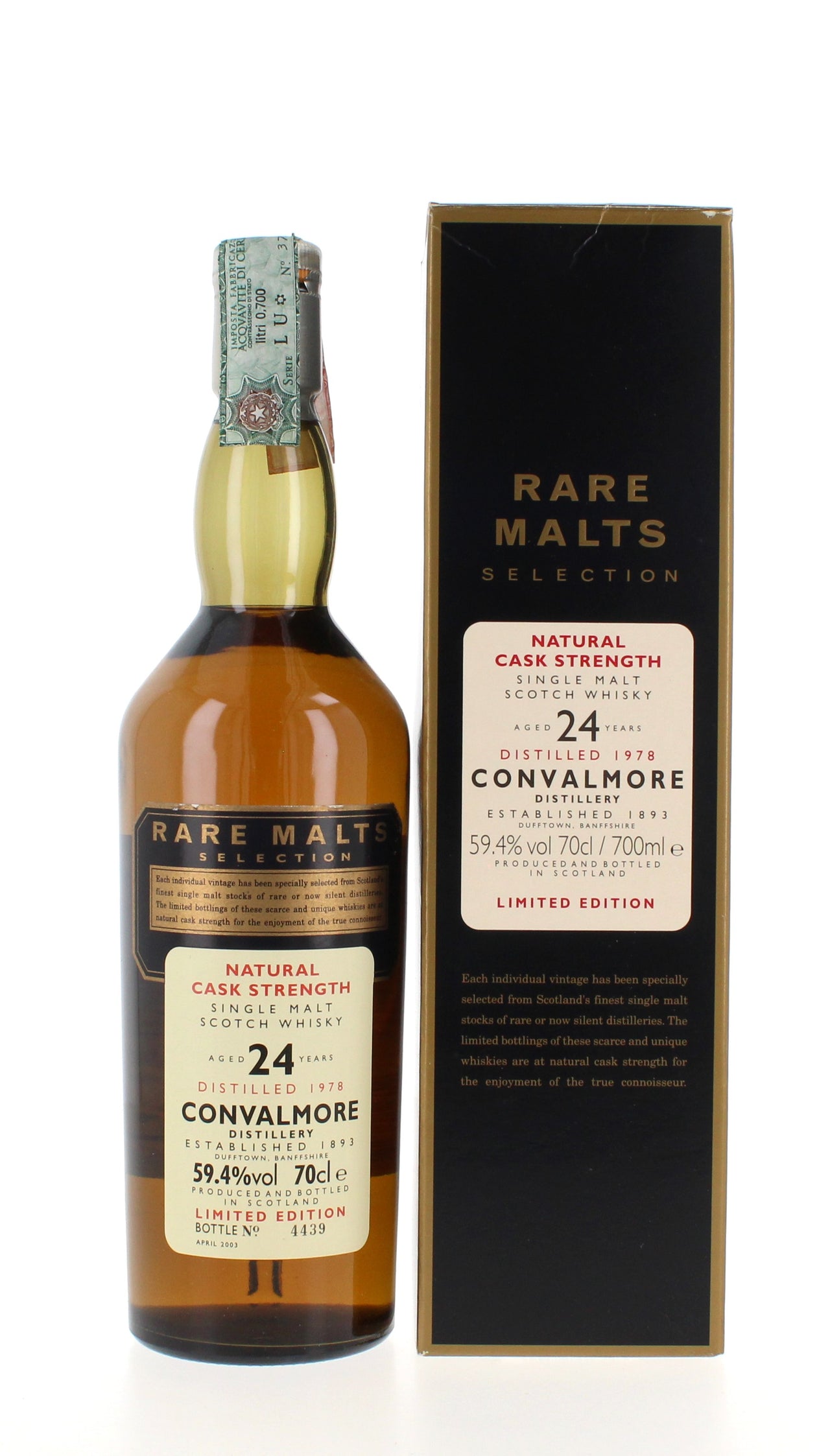 Convalmore 1978 Rare Malts 24 Year Old - 70cl 59.4%