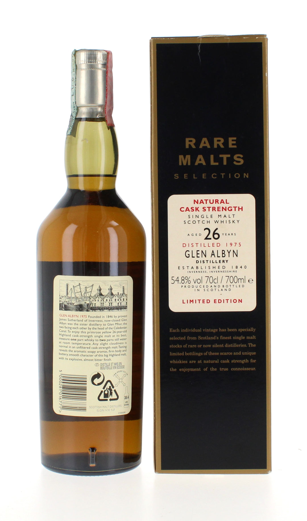 Glen Albyn 26 Year Old 1975 Rare Malts- 70cl 54.8%