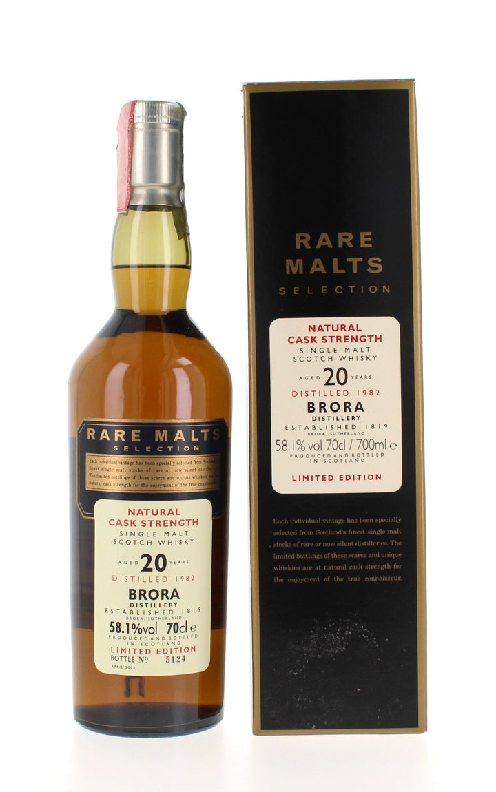 Brora 20 Year Old 1982 Rare Malts - 70cl 58.1%