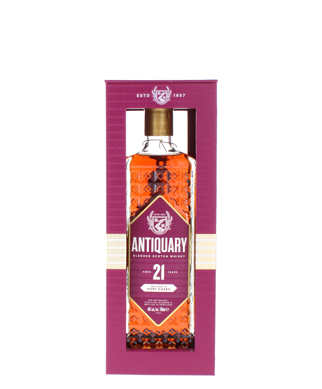 Antiquary 21 Year Old Port Casks Blended Scotch - 70cl 40%