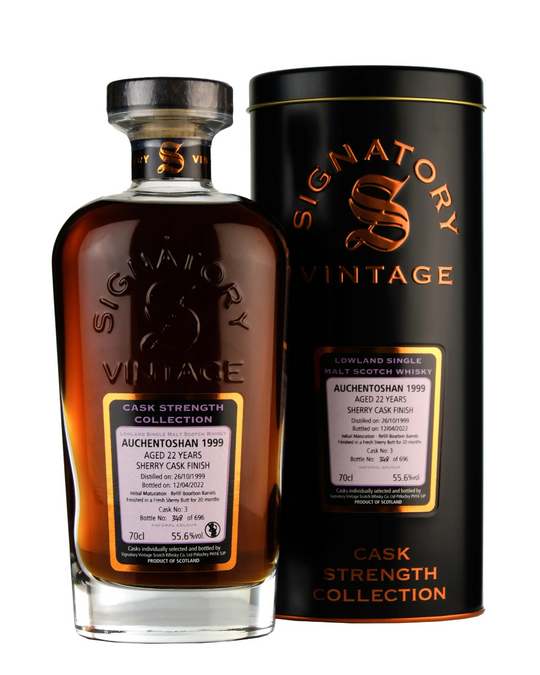 Auchentoshan 1999 24 Year Old, Signatory Vintage 70cl 55.6%