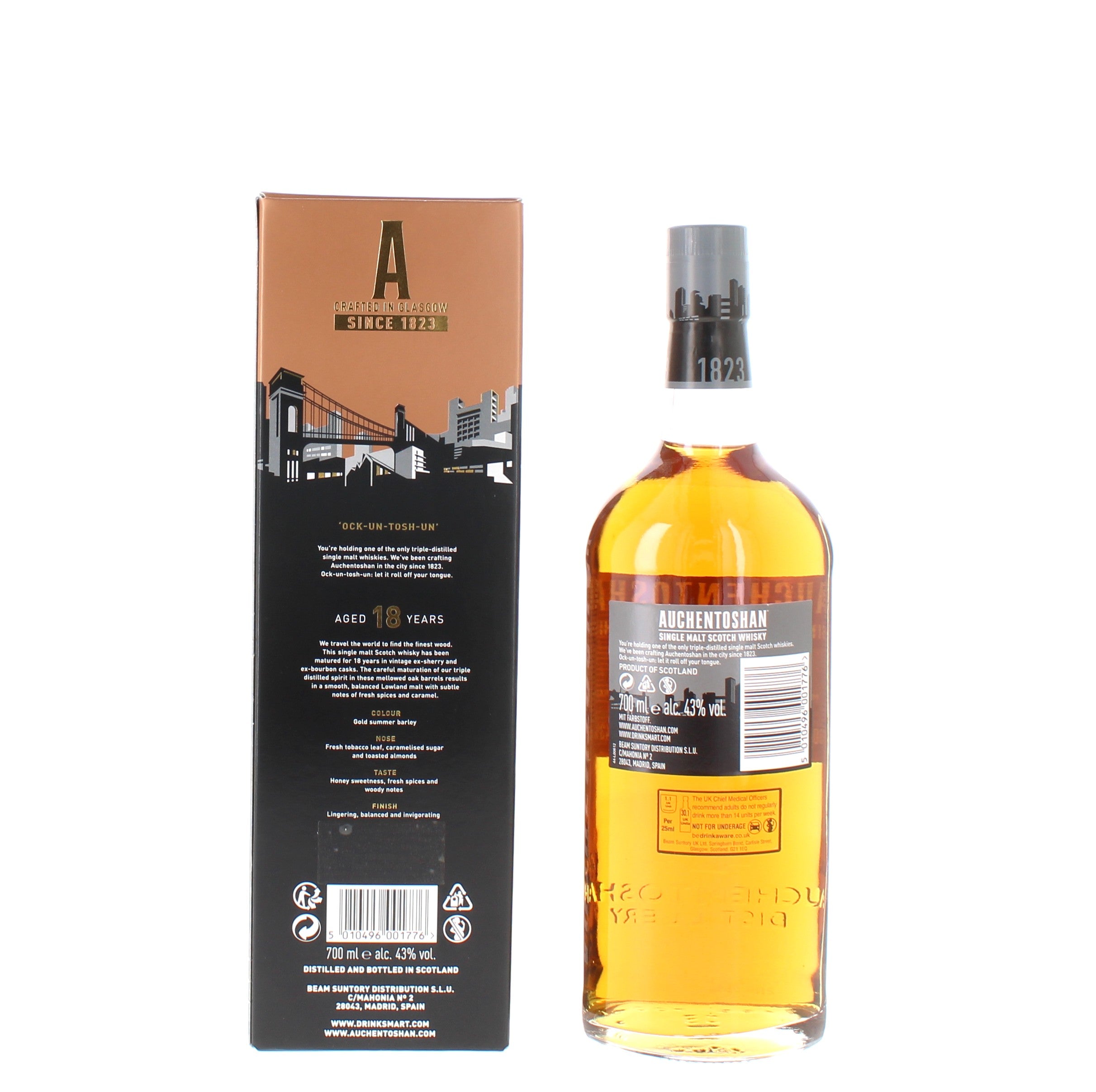 Auchentoshan 18 Year Old Single Malt – 70cl 43%