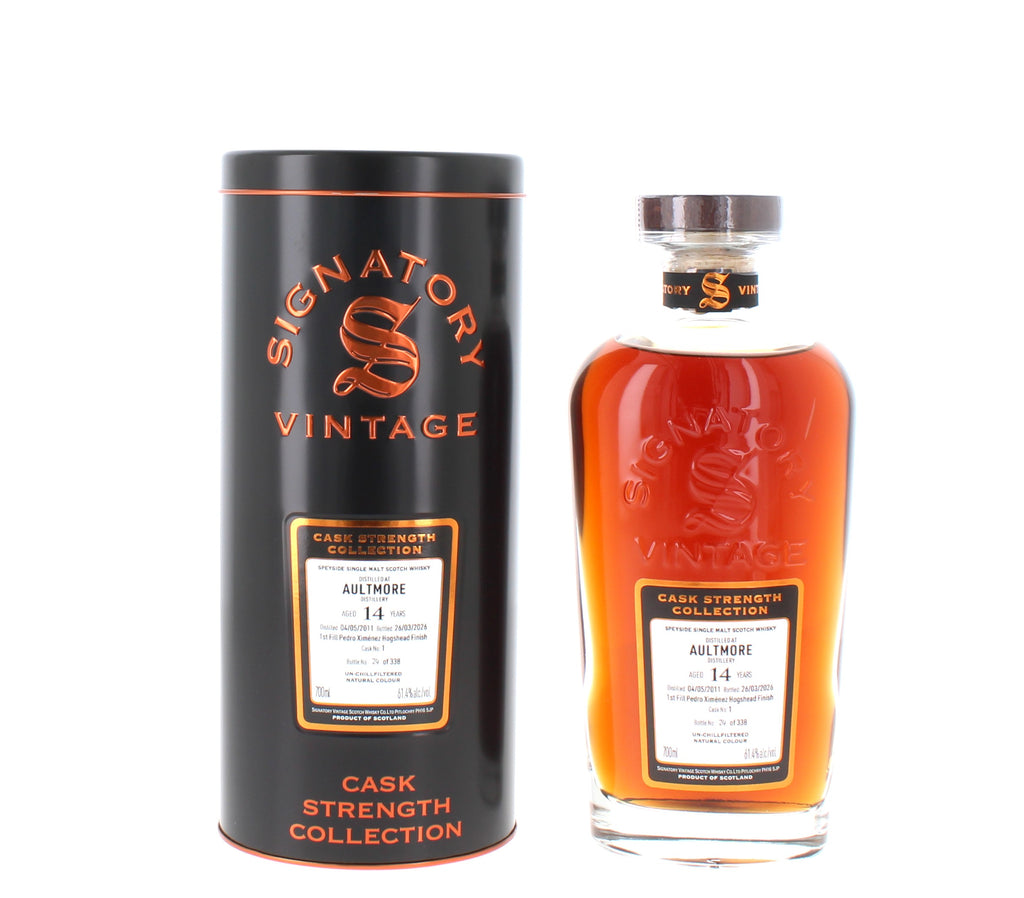 Aultmore 14 Year Old 2011 Signatory Vintage Single Malt - 70cl 61.4%