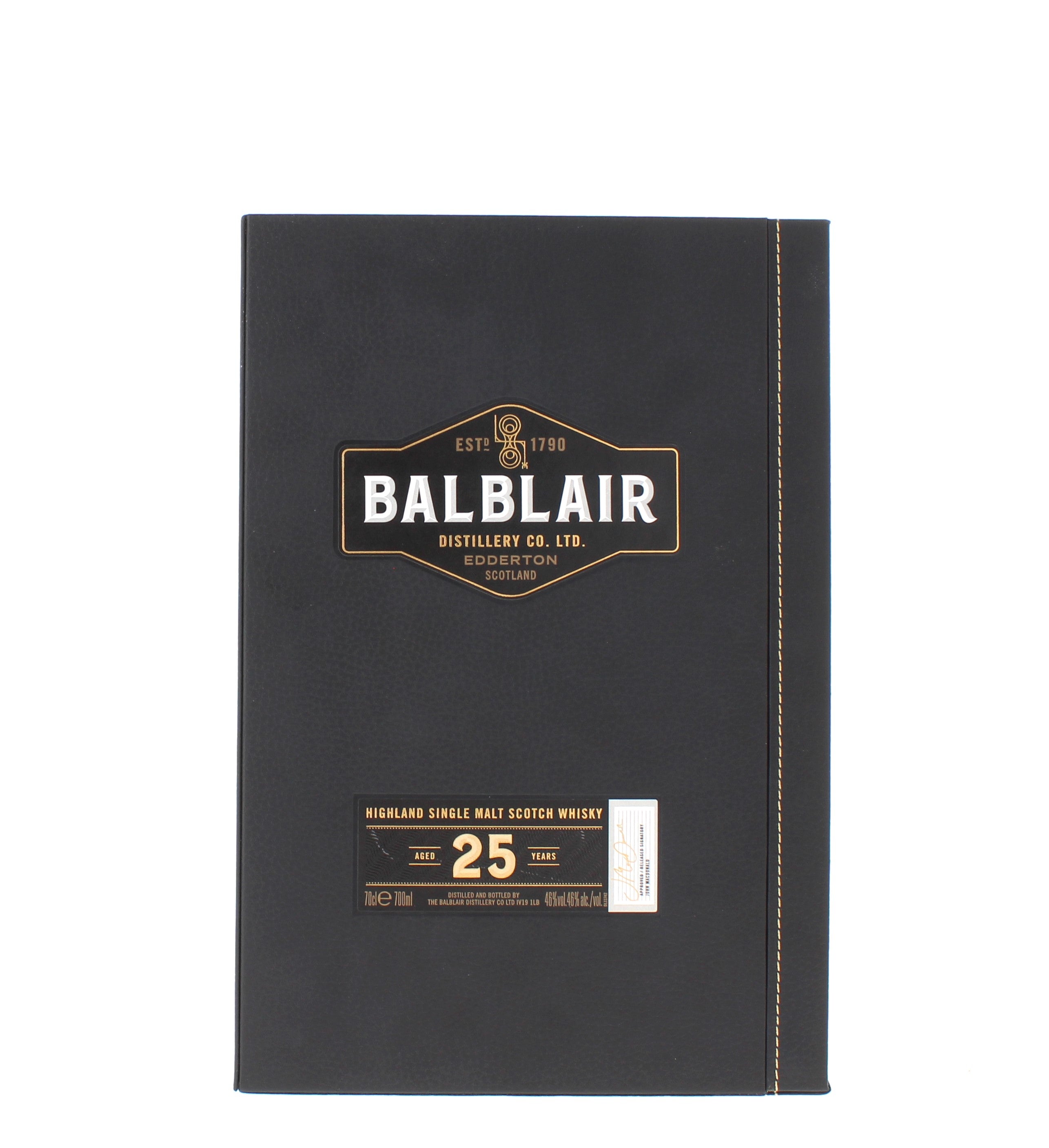 Balblair 25 Year Old Highland Single Malt - 70cl 46%