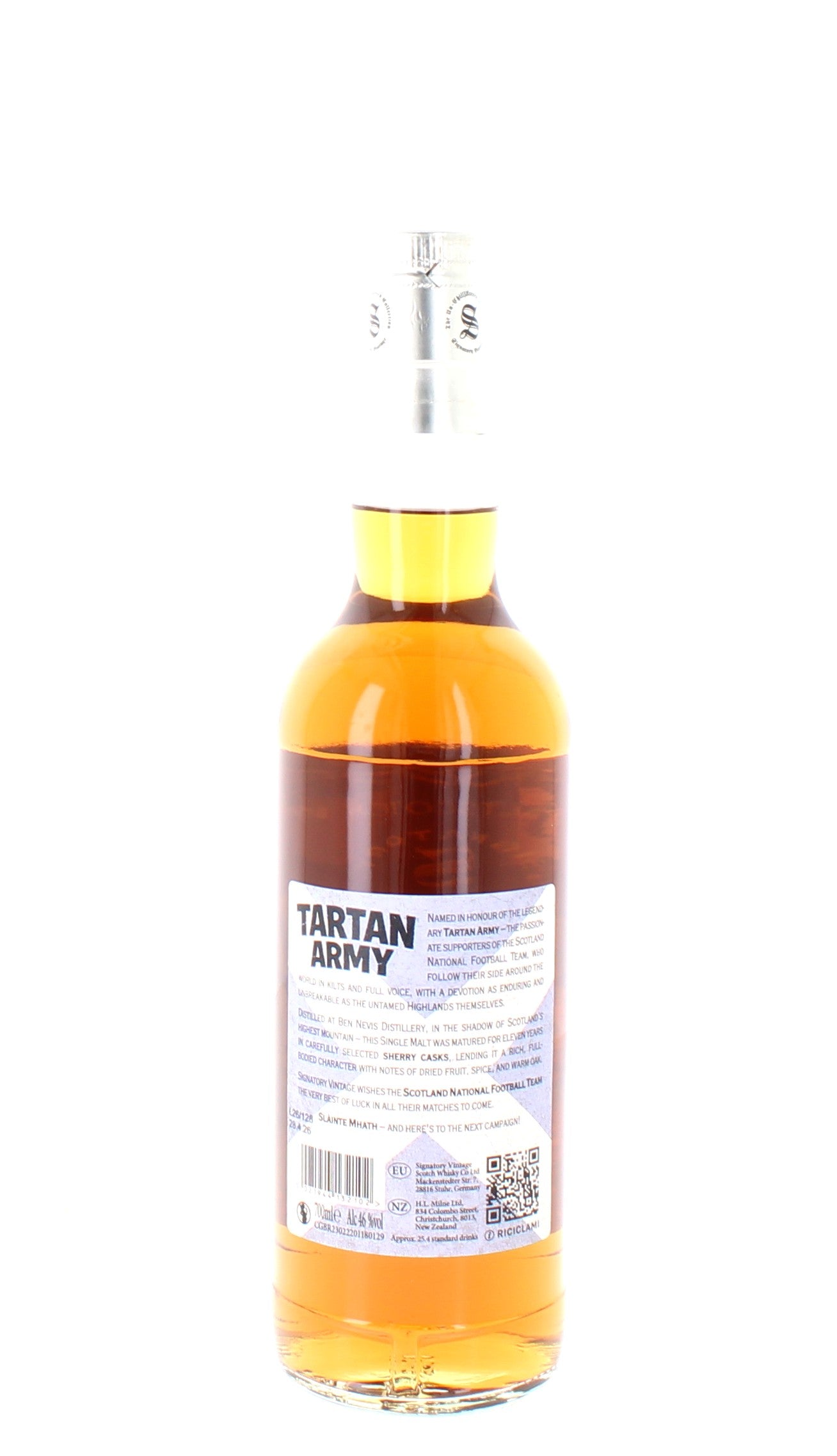 Ben Nevis 11 Year Old Tartan Army 11 Year Old Single Malt - 70cl 46%