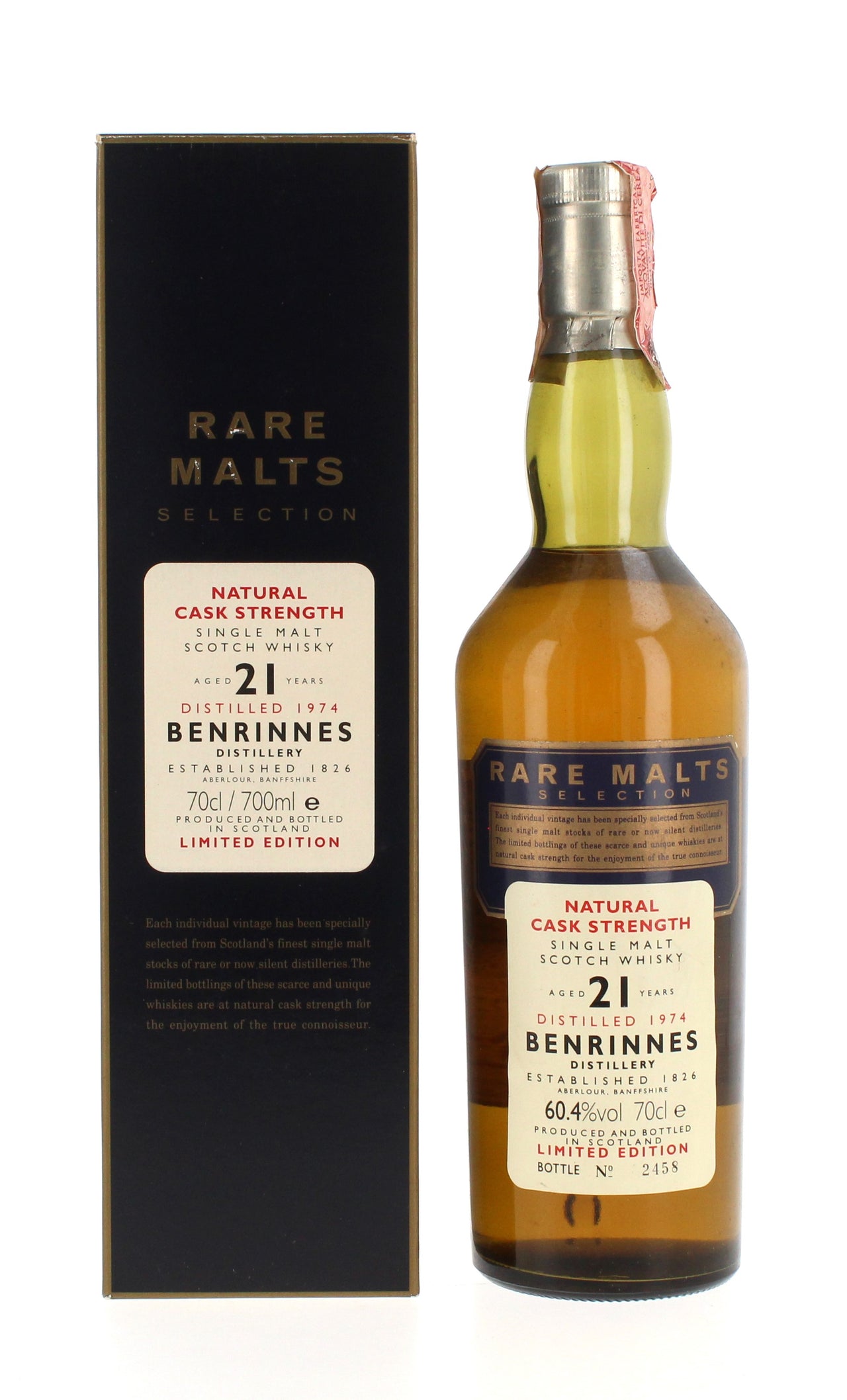 Benrinnes 21 Year Old 1974 Rare Malts - 70cl 60.4%