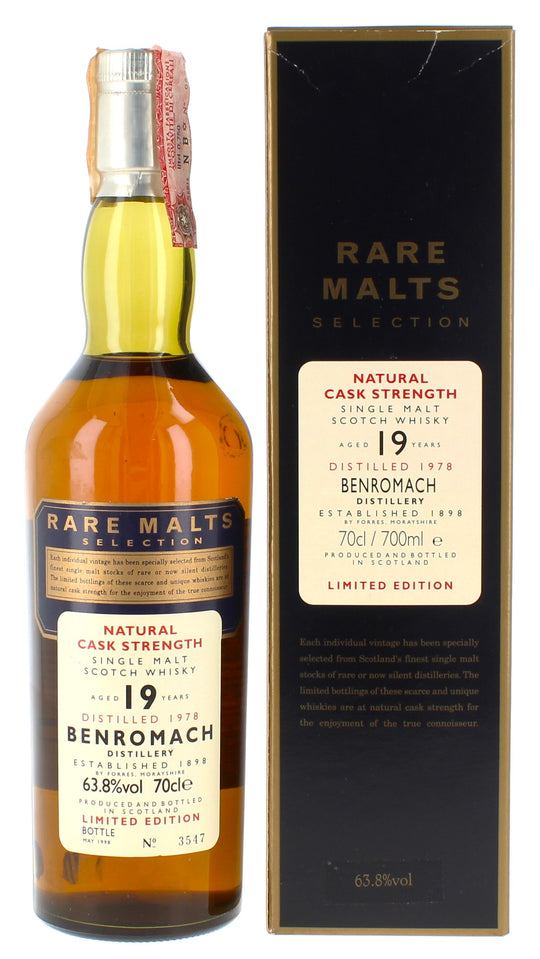 Benromach 19 Year Old 1978 Rare Malts - 70cl 63.8%