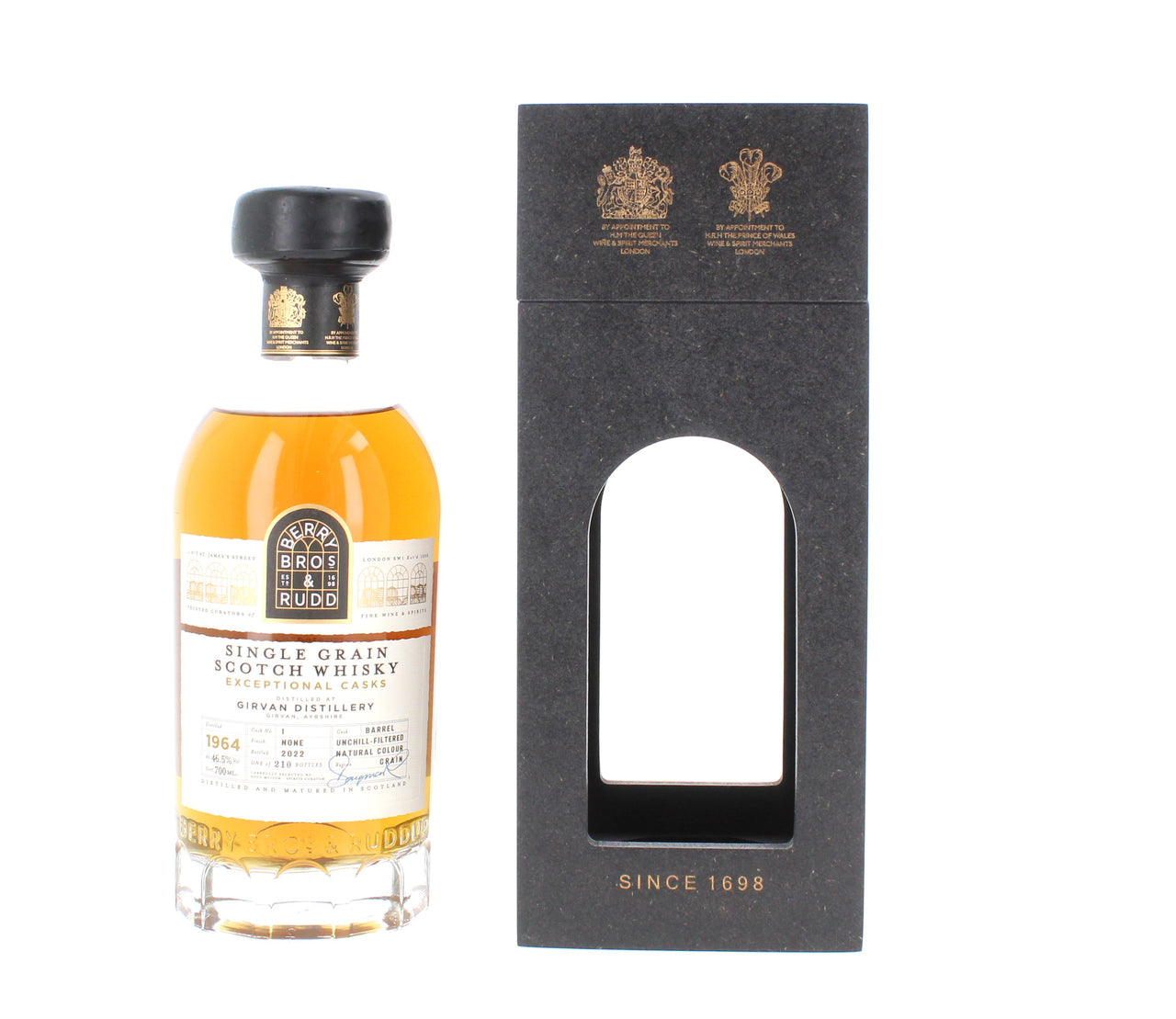 Girvan 1964 58 Year Old BBR Exceptional Cask 70cl 46.5%