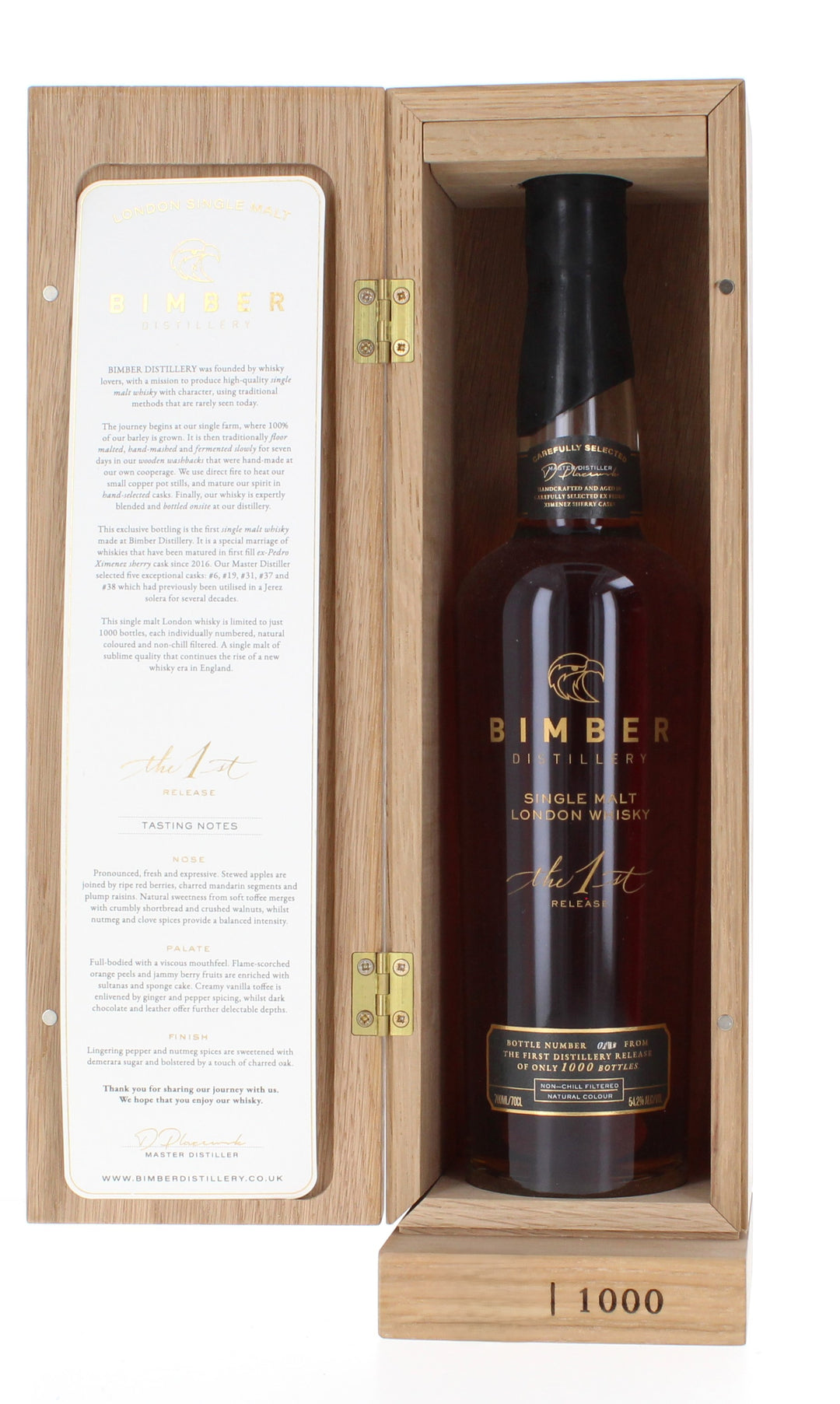 Bimber Whisky The First Release 70cl 54.2%