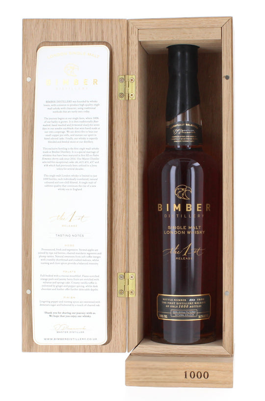 Bimber Whisky The First Release 70cl 54.2%