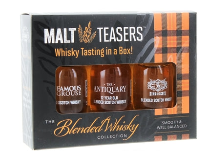 The Scotch Whisky Tasting Pack - 3 Blended Scotch Whiskies with Online Video Link - 3 X 3cl 42%