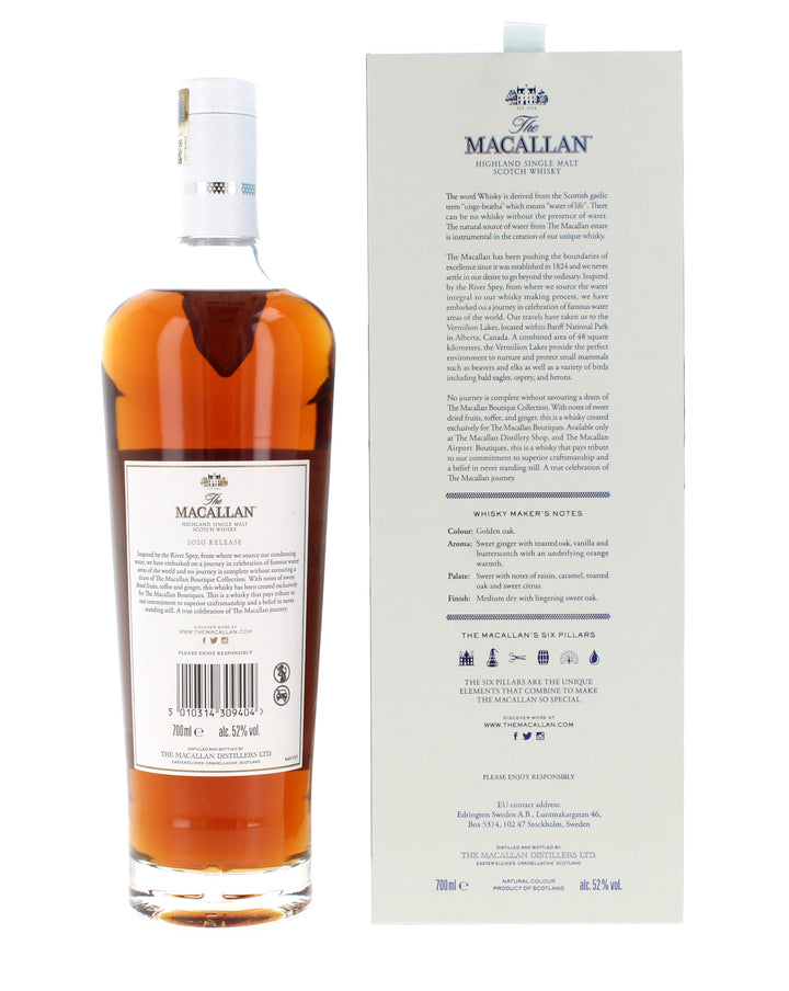 The Macallan Boutique Collection 2020 Release Single Malt - 70cl 52%