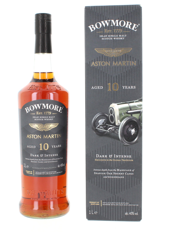 Three Bowmore 10 Year Old Aston Martin Series  (Edition  1,4 & 7) 3*1 Litre