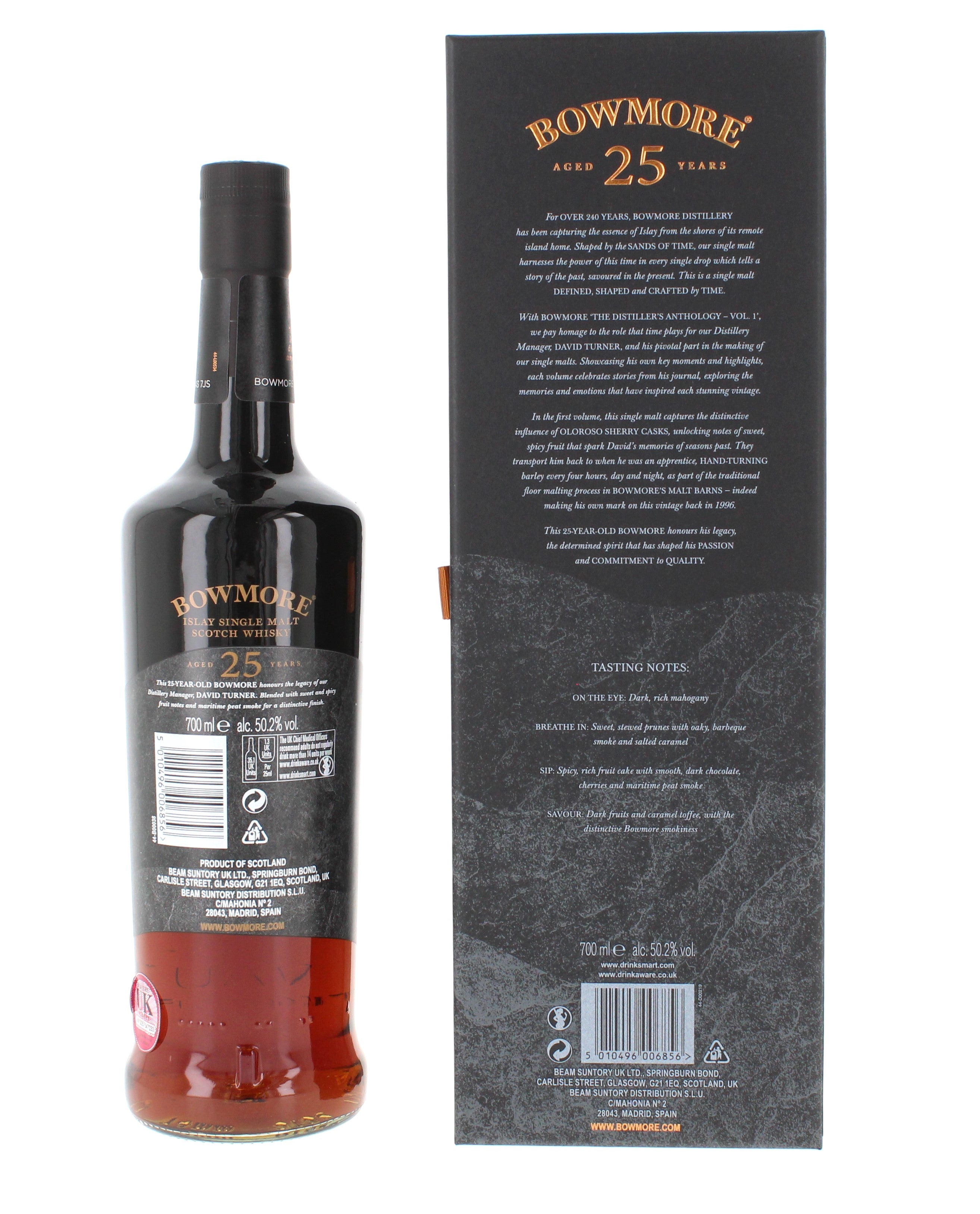 Bowmore 25 Year Old 1996 The Distiller's Anthology No.1 70cl 50.2