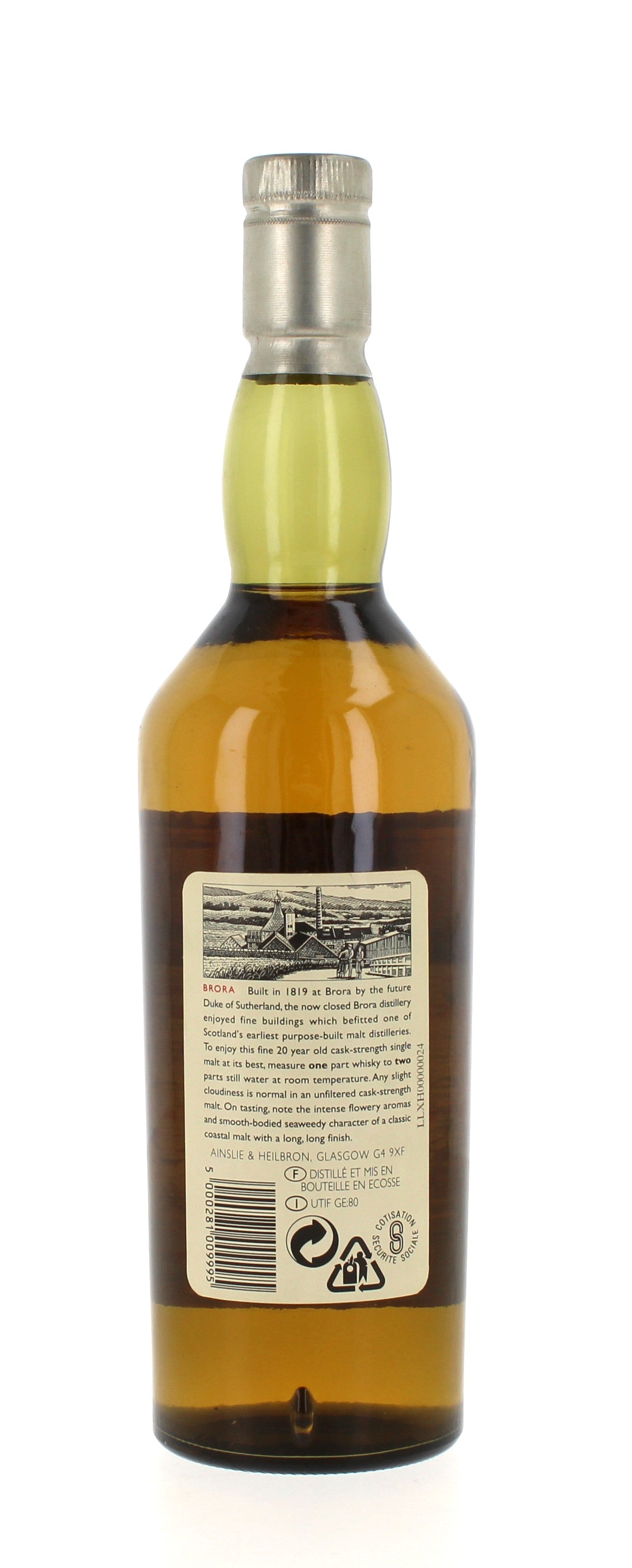 Brora 1975 20 Year Old Rare Malts 70cl 54.9% - MISSING BOX – The