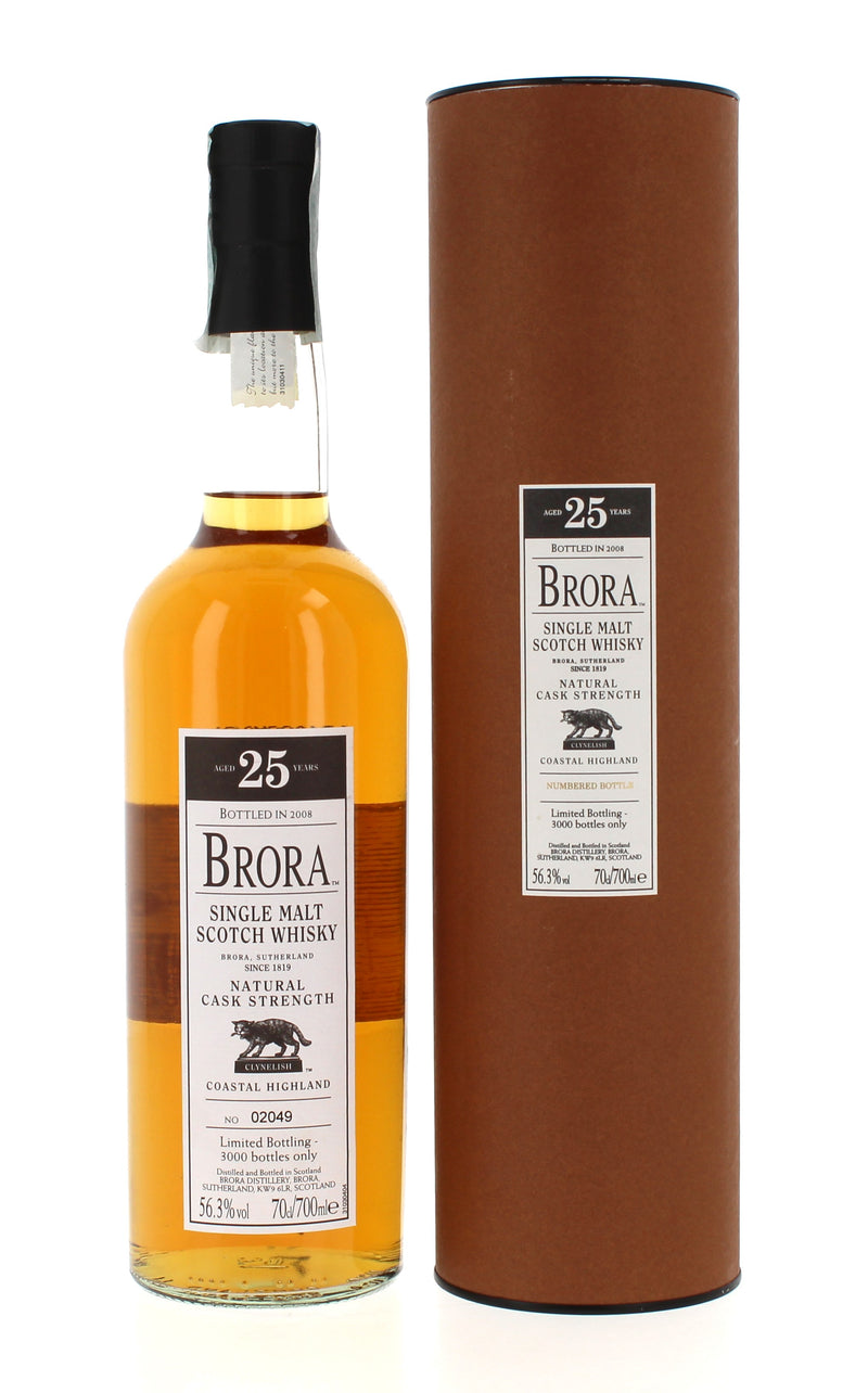 Brora 25 Year Old 2008 Release Single Malt - 70cl 56.3%