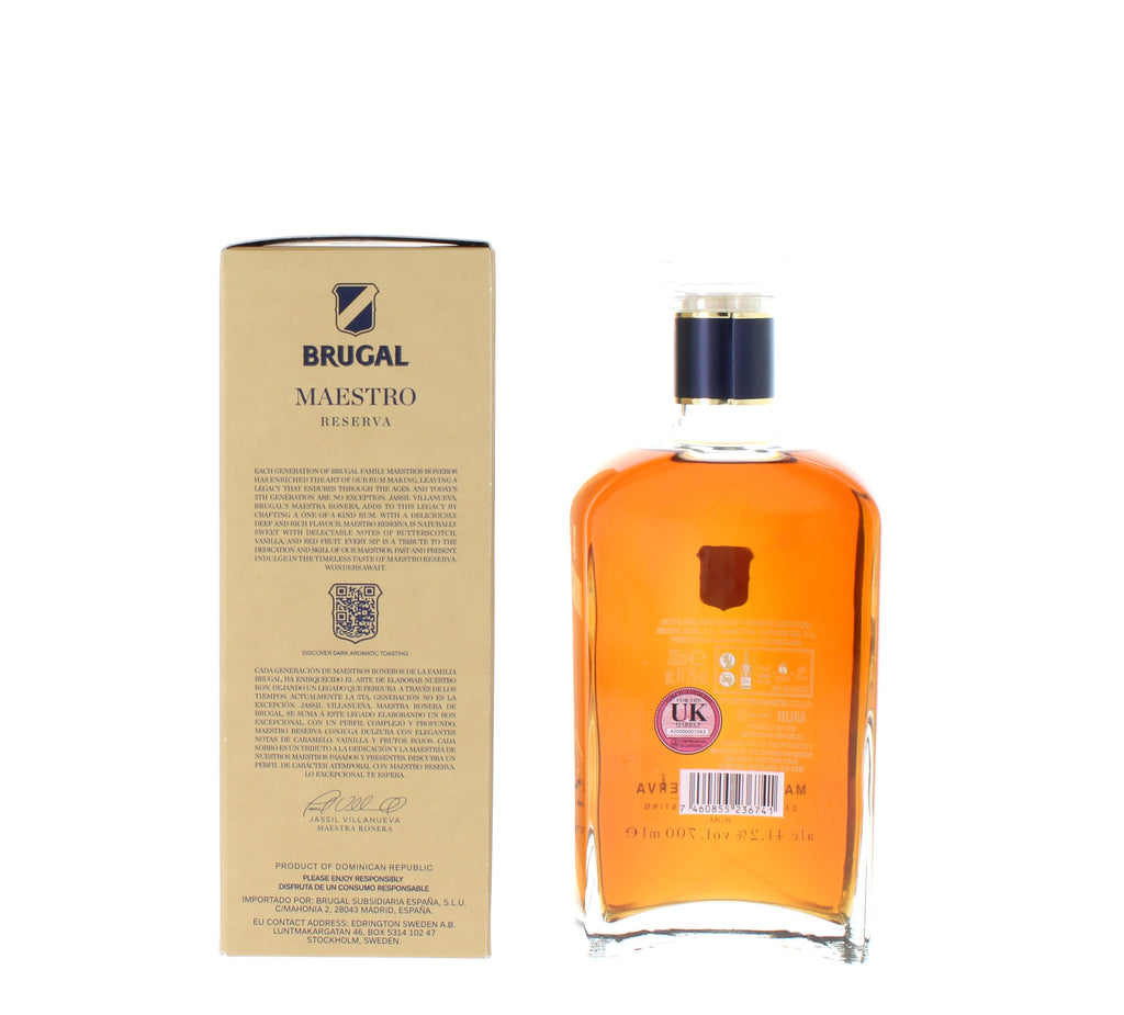 Brugal Maestro Reserva Single Modernist Rum - 70cl 41.2%
