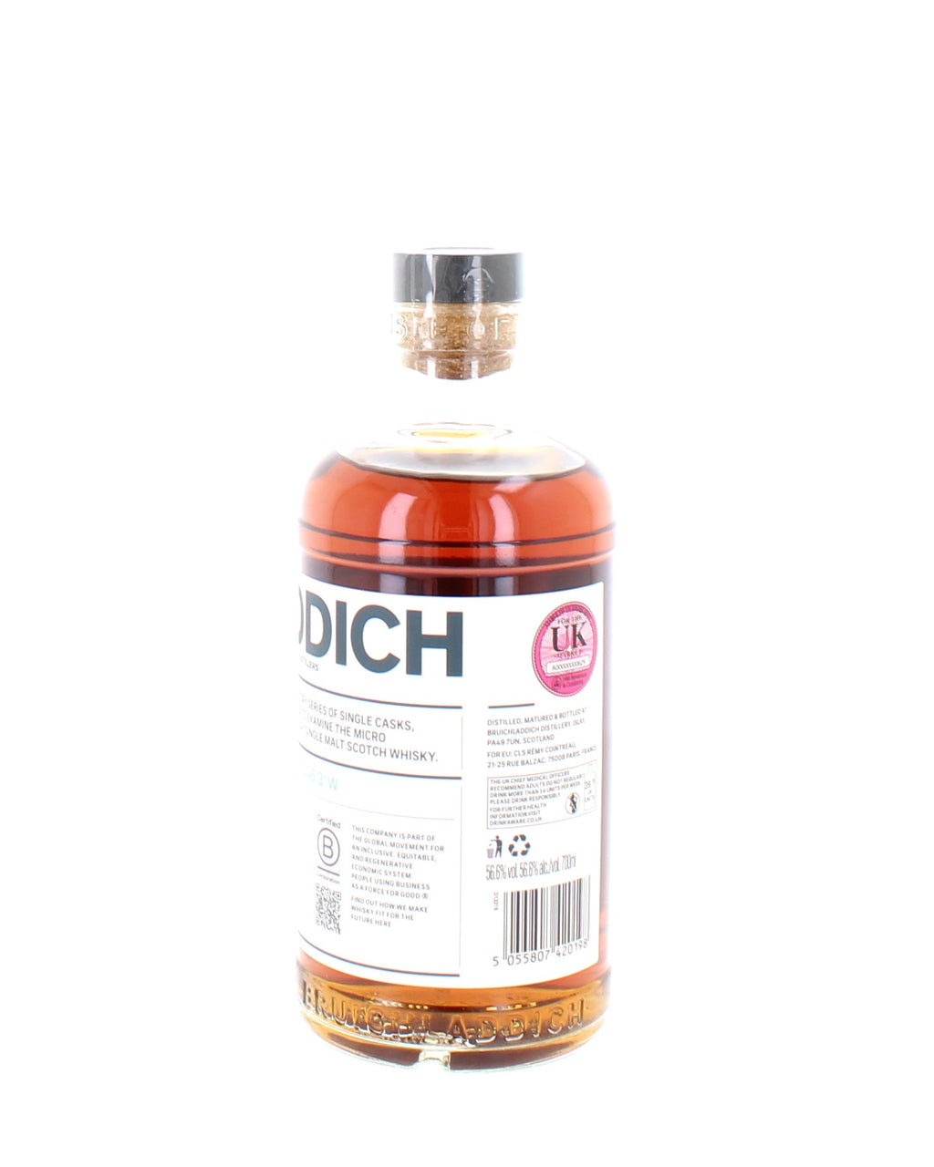 Bruichladdich 15 Year Old Micro-Provenance Single Cask #2525 Islay Single Malt - 70cl 56.6%