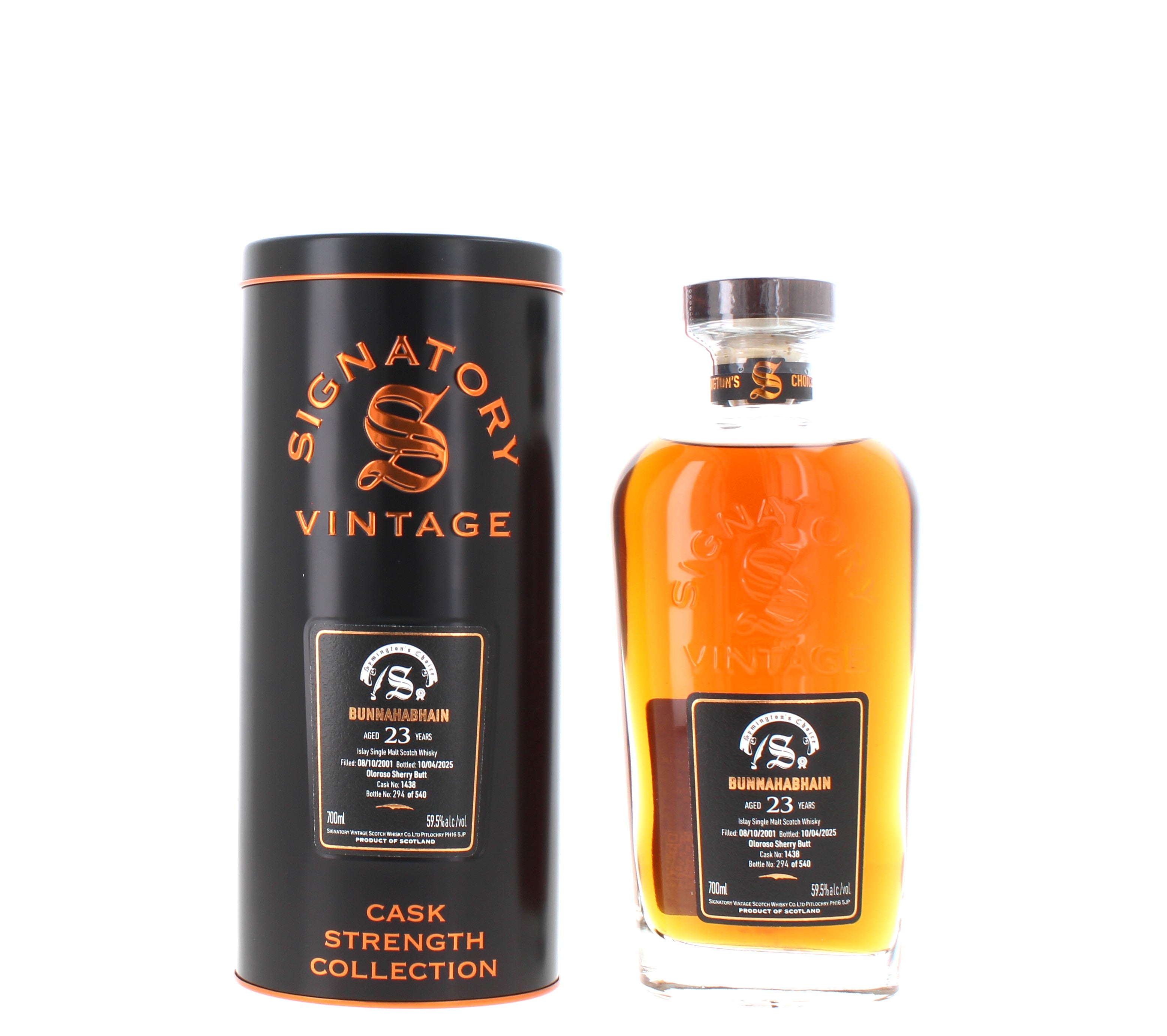 Bunnahabhain 23 Year Old 2001 Symington's Choice Single Malt - 70cl 59.5%